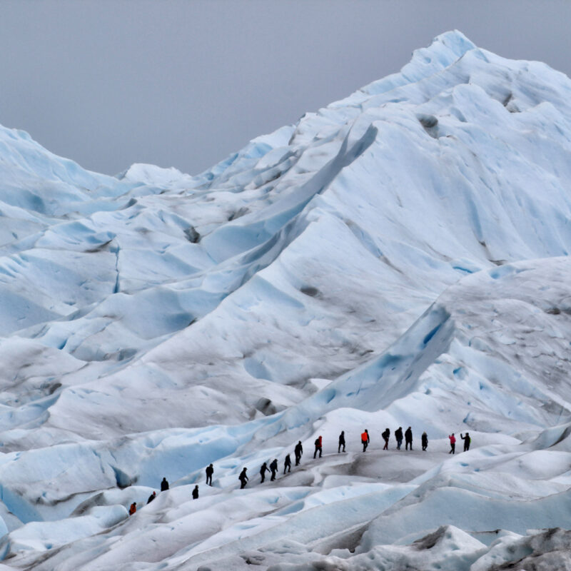 Een wandeling op het ijs van de Perito Moreno gletsjer