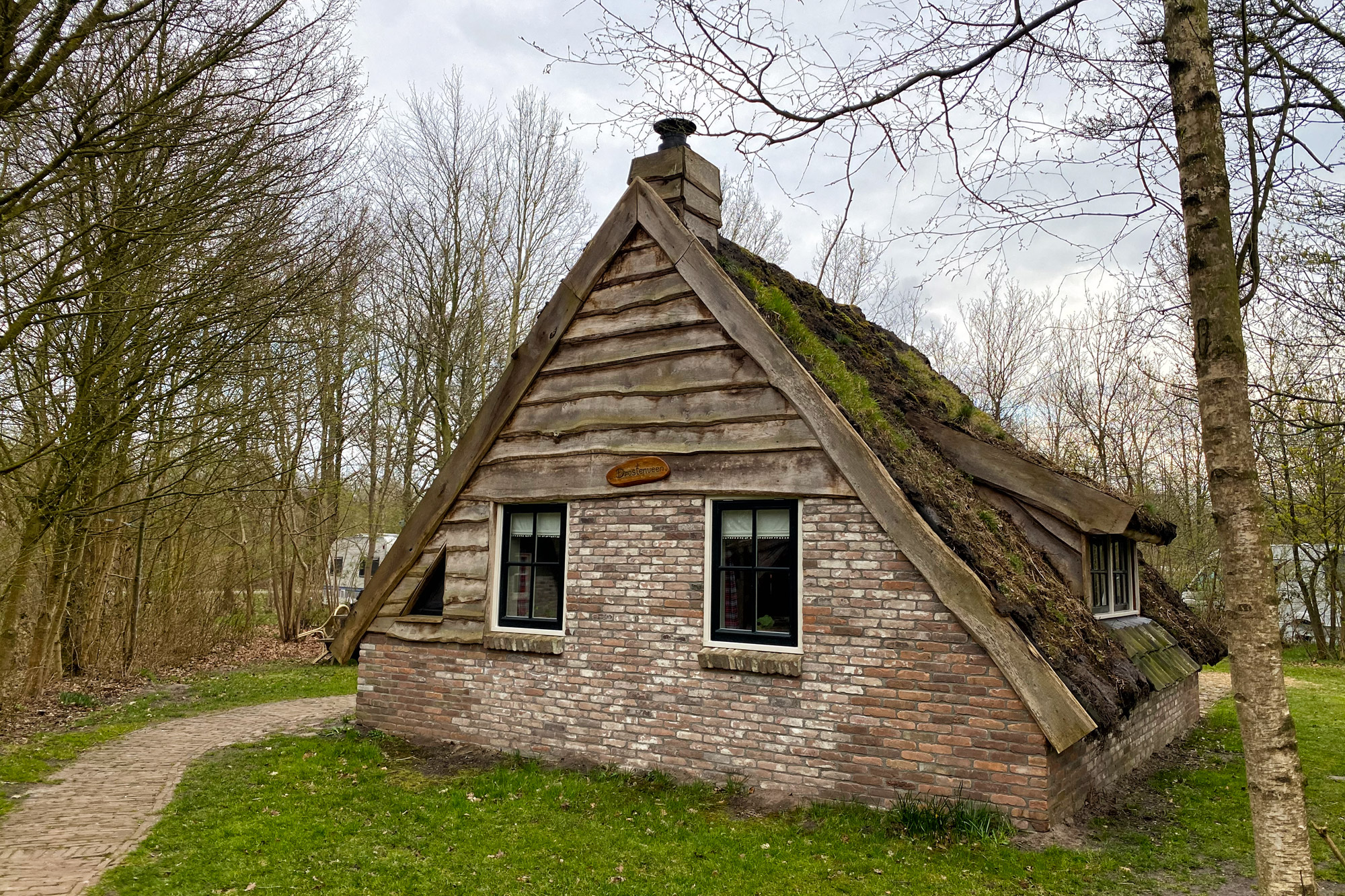 Plaggenhut met geitjes