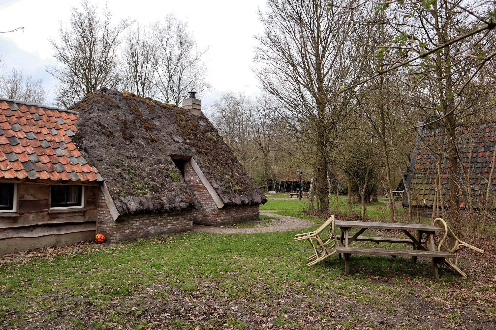 Plaggenhut met geitjes