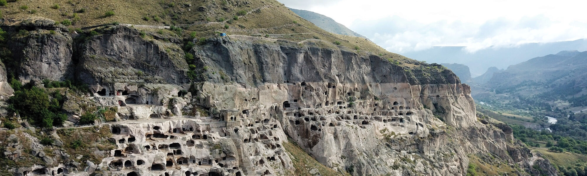 Vardzia, grottenstad in Georgië