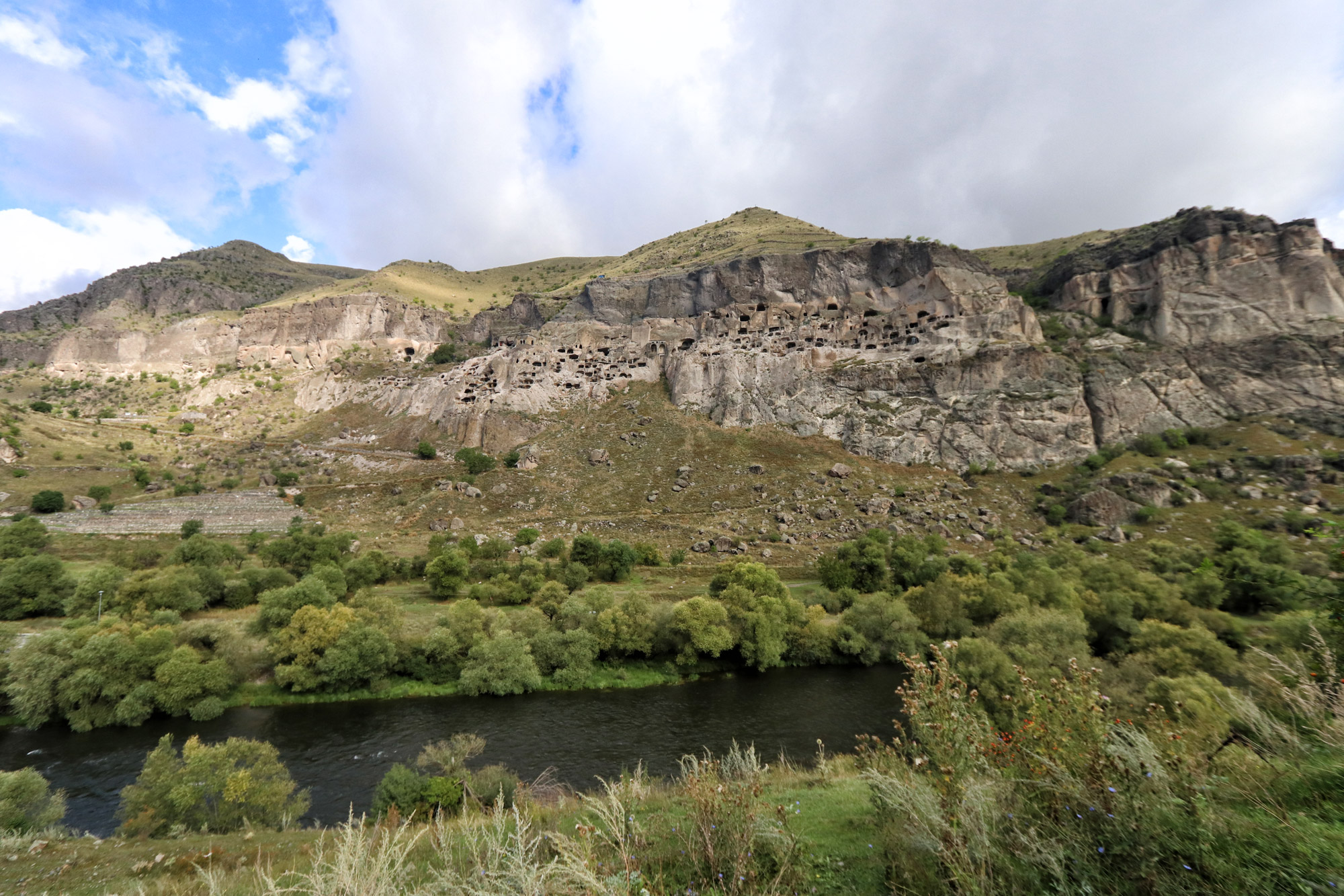 Vardzia, grottenstad in Georgië