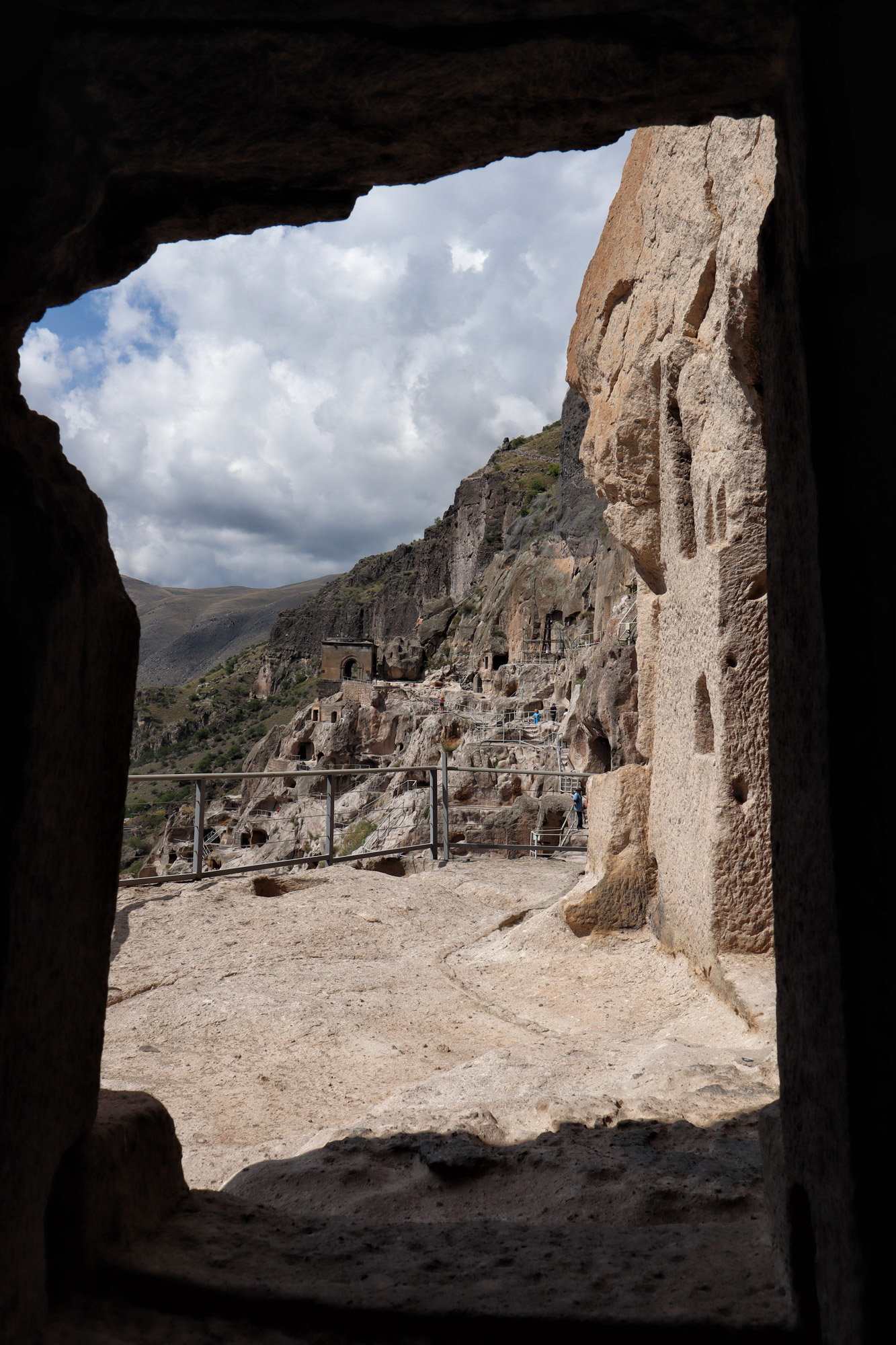 Vardzia, grottenstad in Georgië