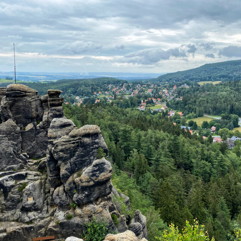 Wandelen in Tsjechië en Duitsland: Nonnenfelsen en naar de top van de Lausche