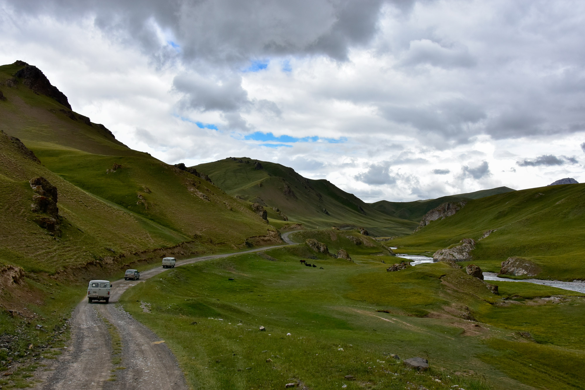 Reisroute Kirgizië - Kel Suu