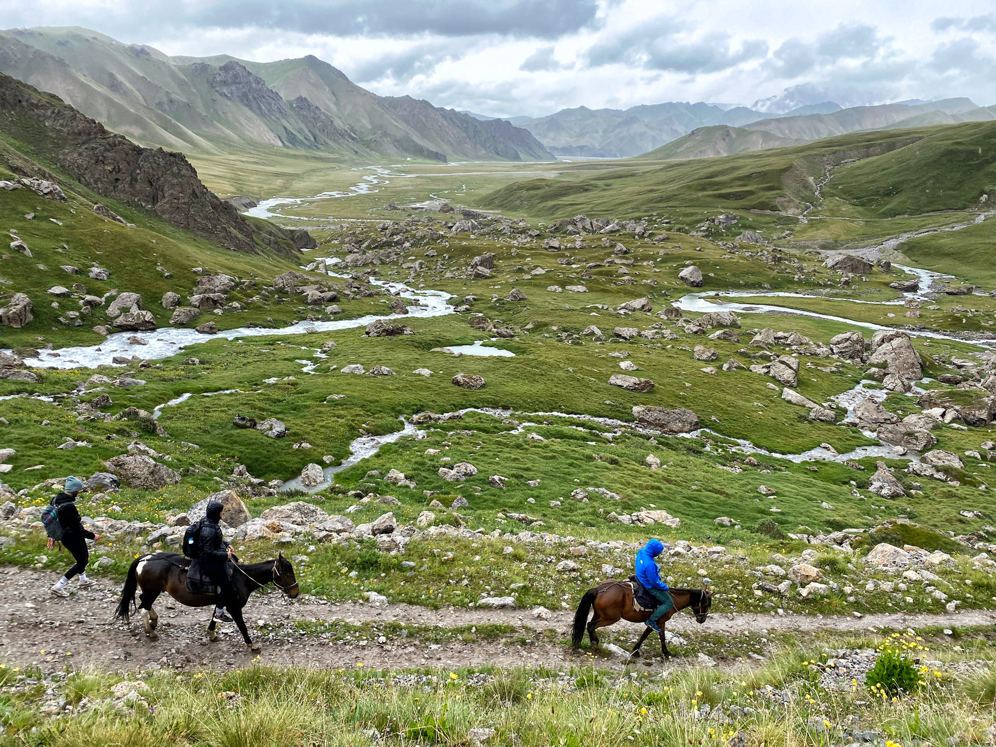 Reisroute Kirgizië - Kel Suu