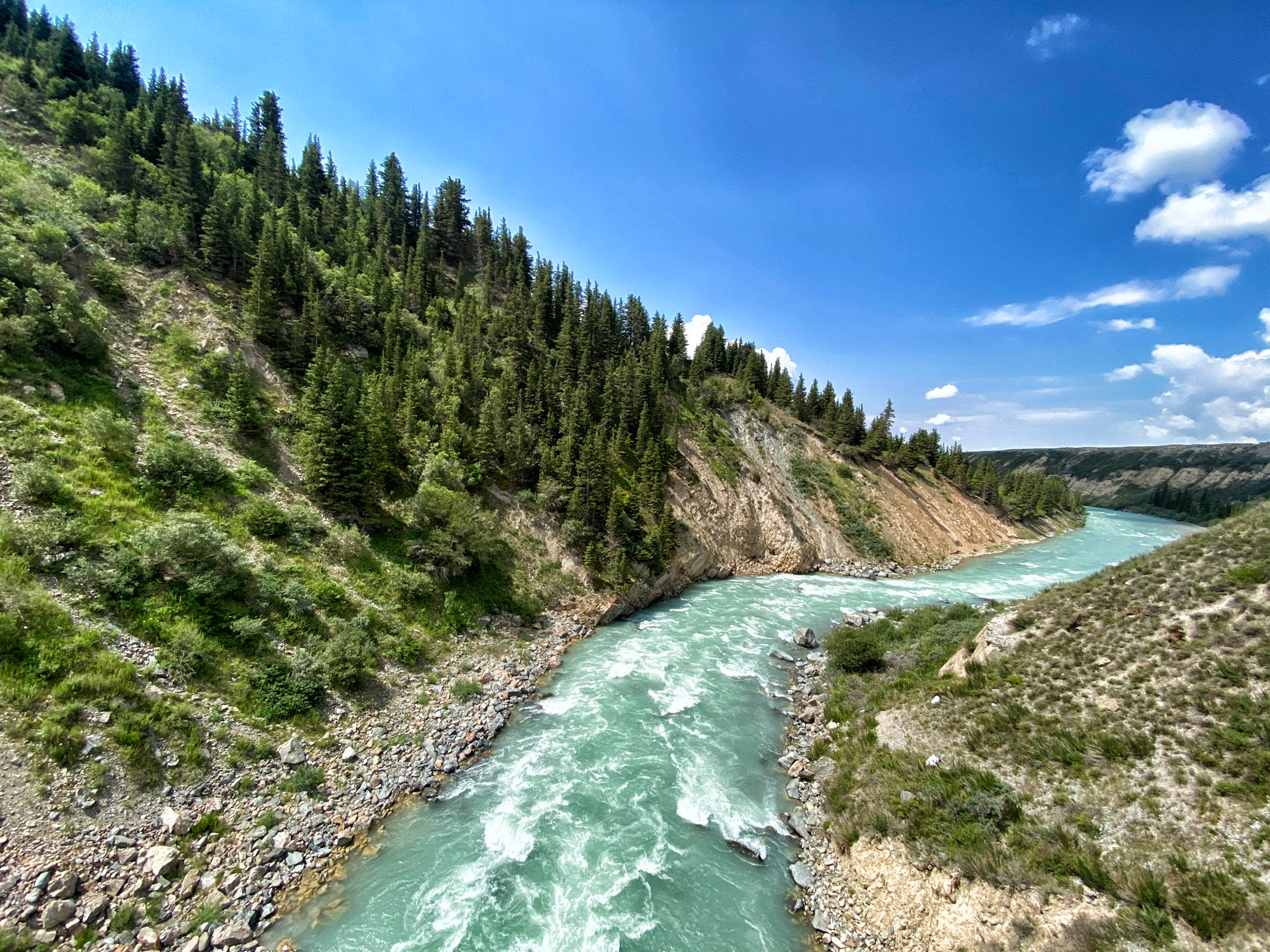 Reisroute Kirgizië - Naryn