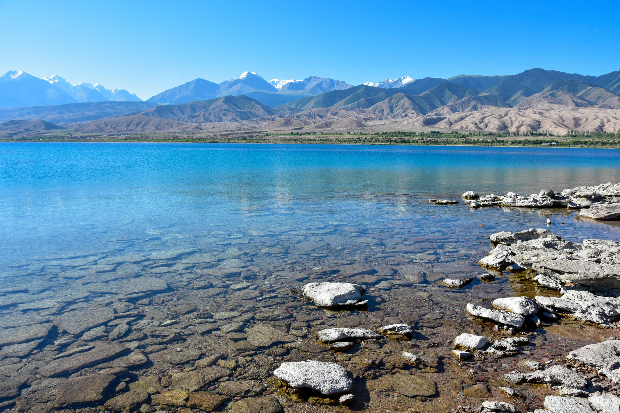 Reisroute Kirgizië - Issyk Kul