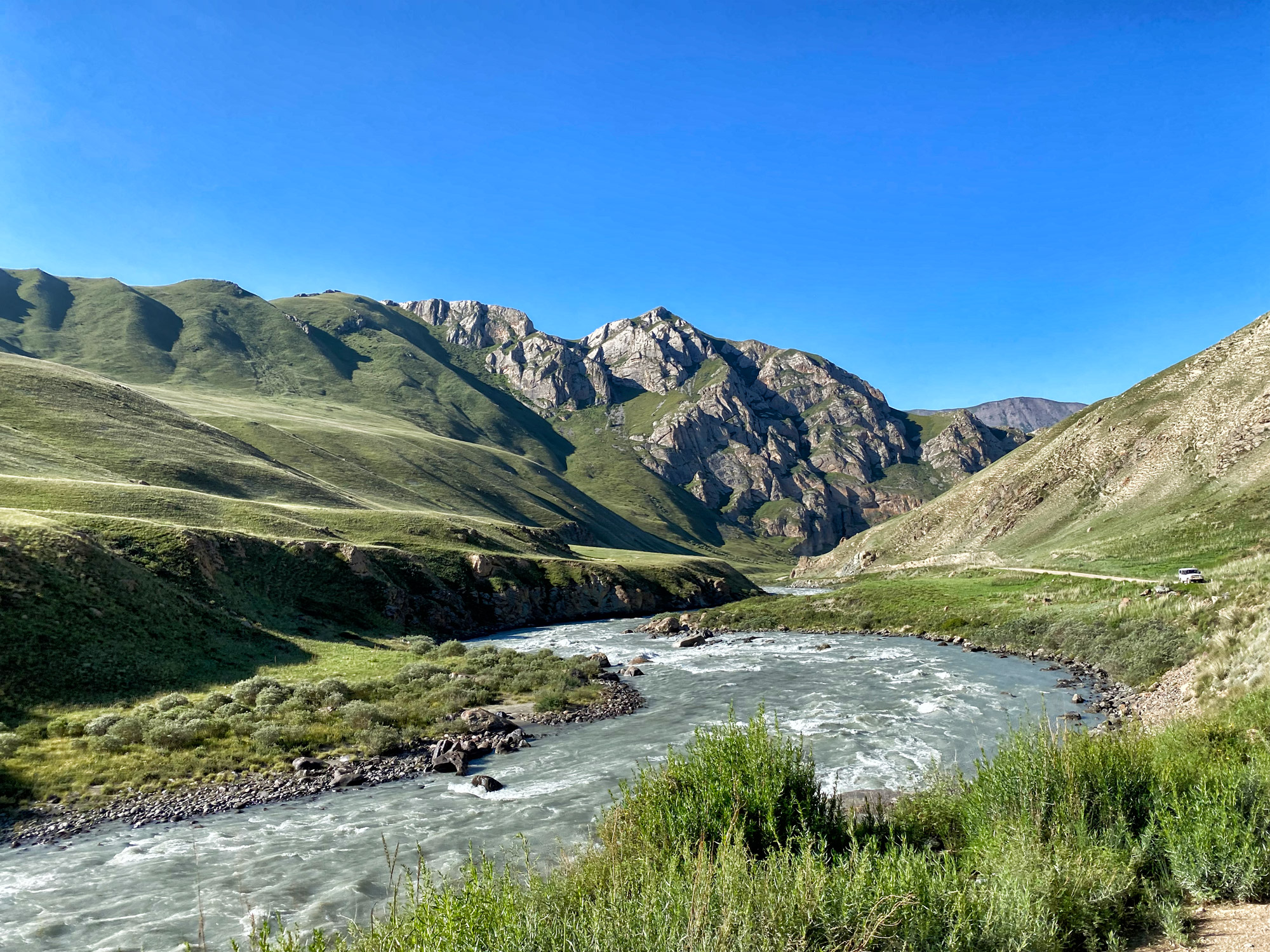 Reisroute Kirgizië - Tosor Pass