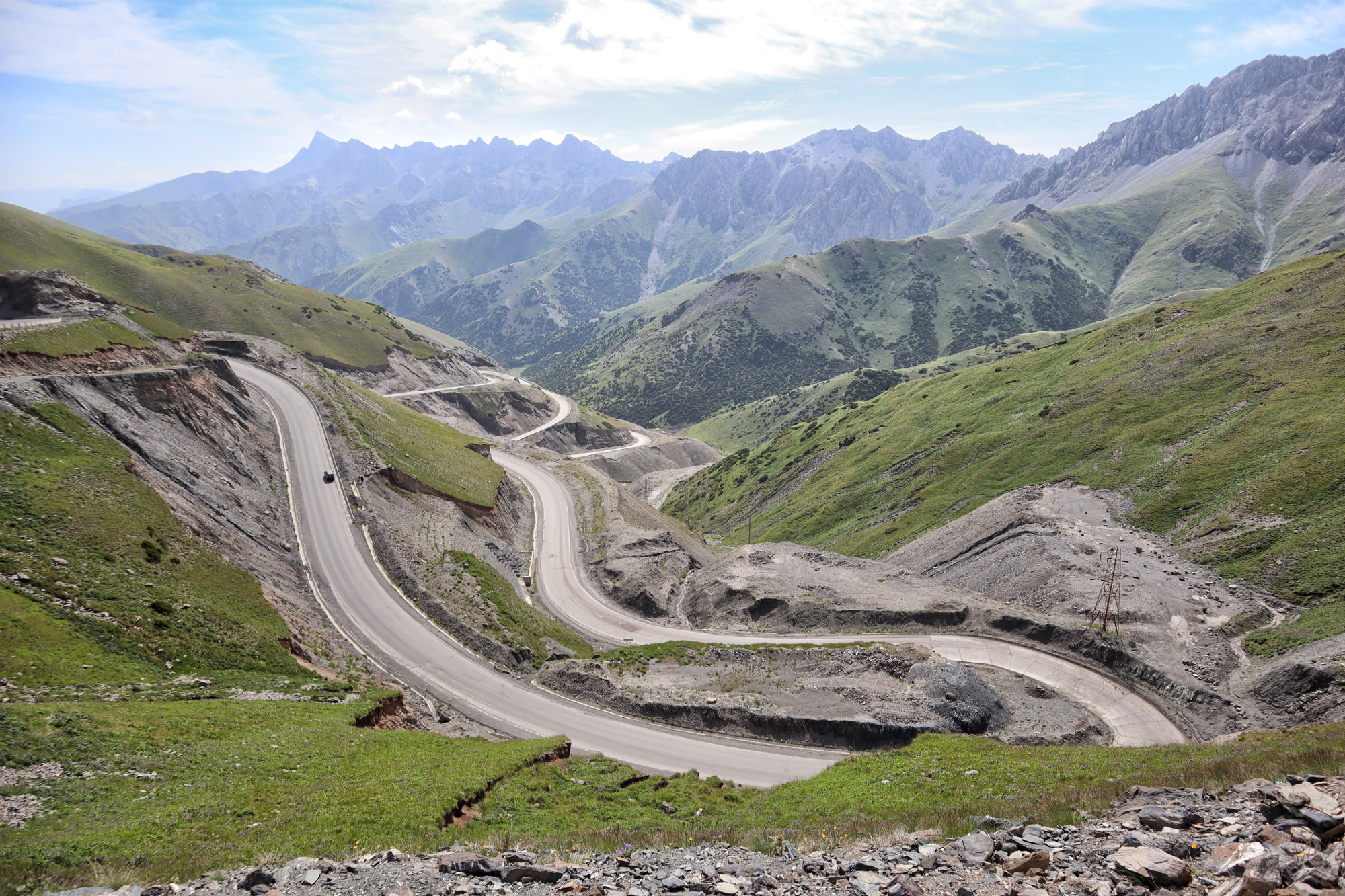 Reisroute Kirgizië - Taldyk Pass