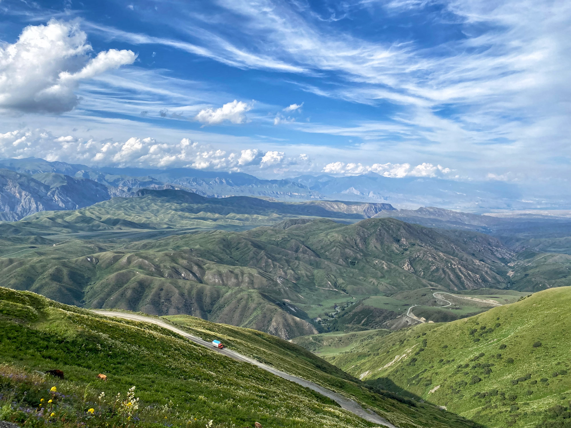 Reisroute Kirgizië - Kaldamo pass