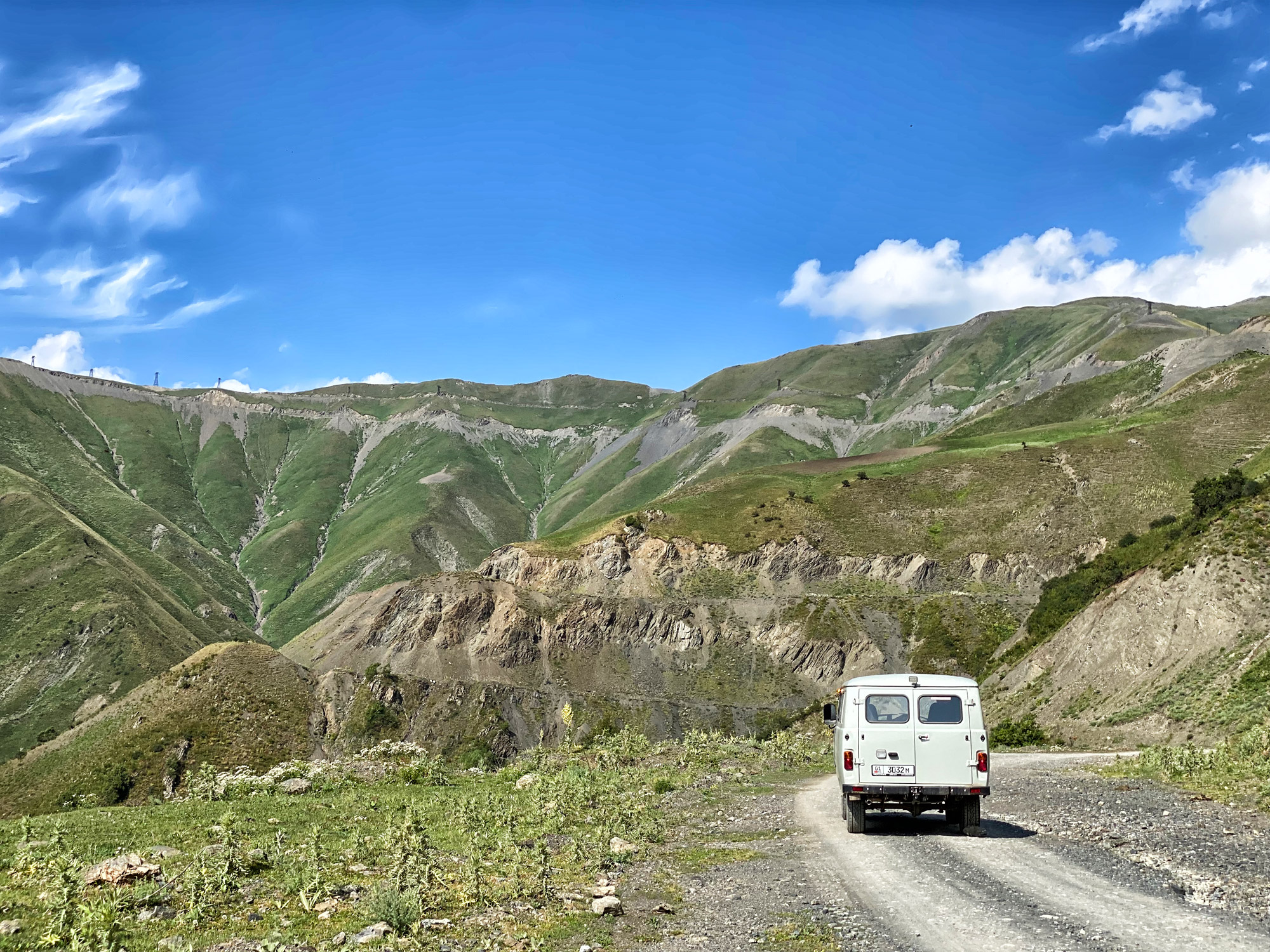 Reisroute Kirgizië - Kaldamo pass