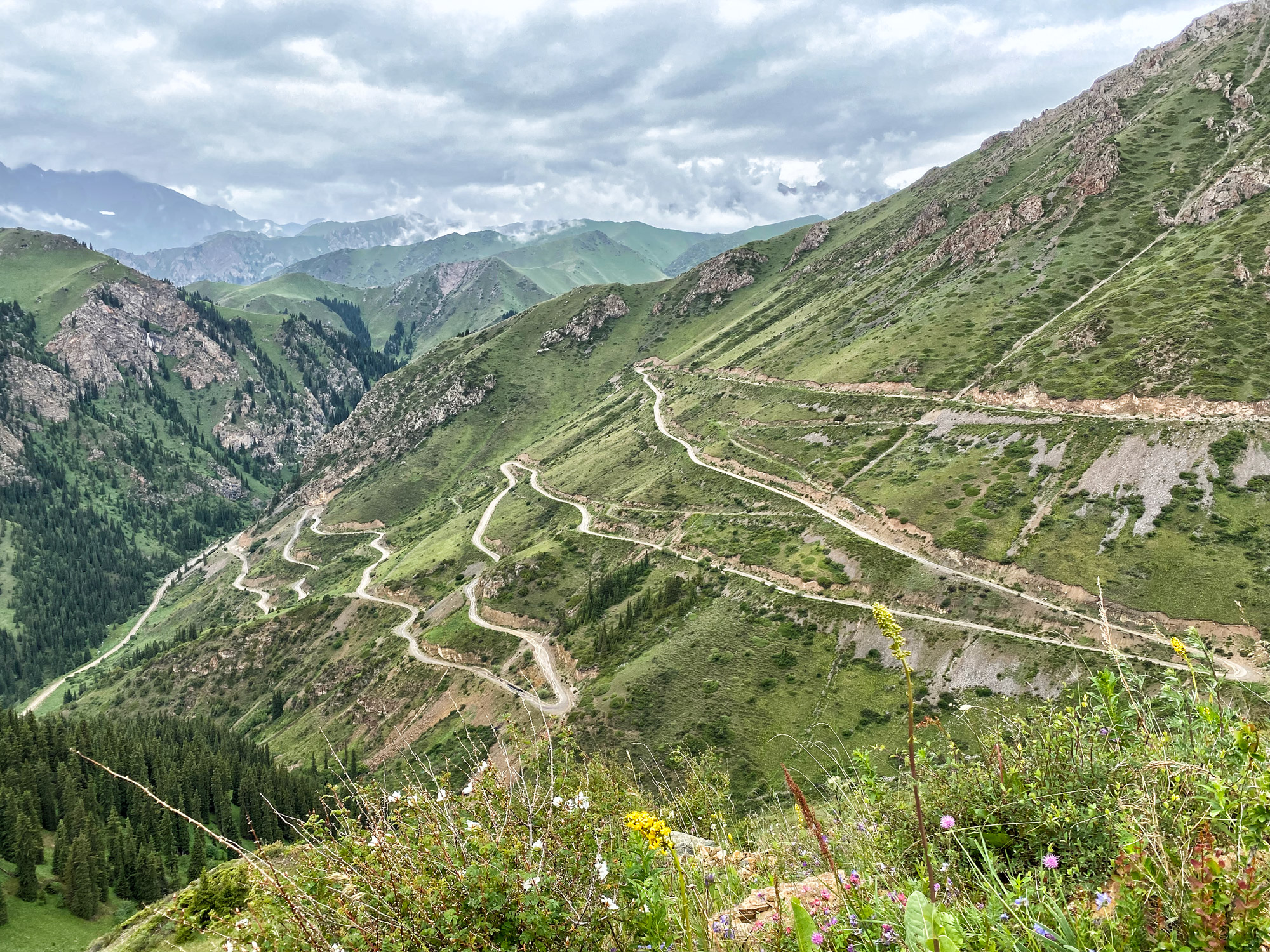 Reisroute Kirgizië - Naar Song Kul