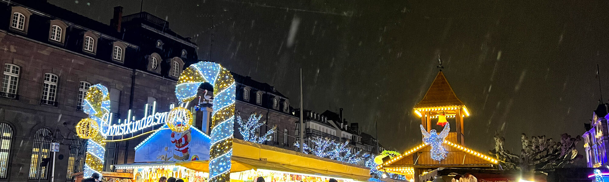 Kerstmarkt van Straatsburg in corona tijden - Frankrijk