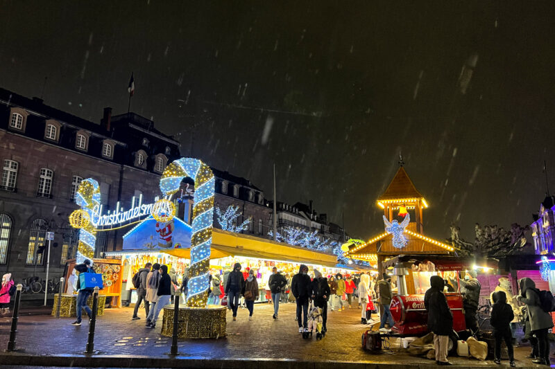 Kerstmarkt van Straatsburg in corona tijden - Frankrijk