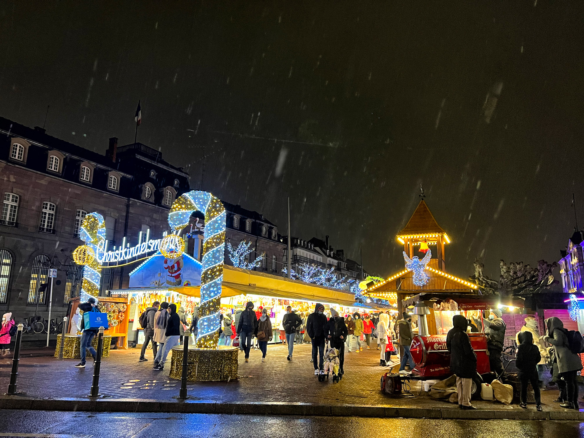 Kerstmarkt van Straatsburg in corona tijden - Frankrijk