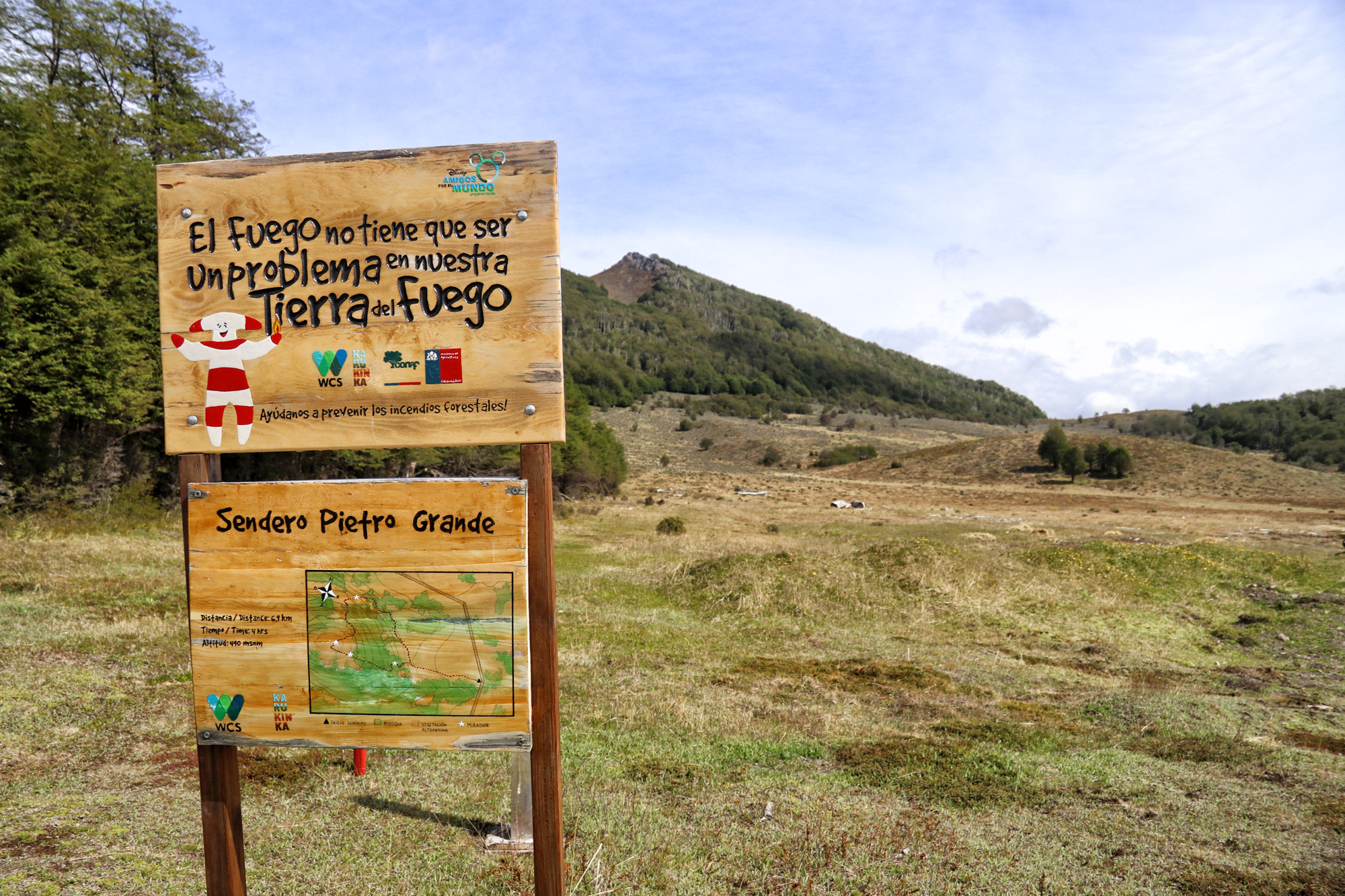 Wandelen in Patagonië: Sendero Pietro Grande