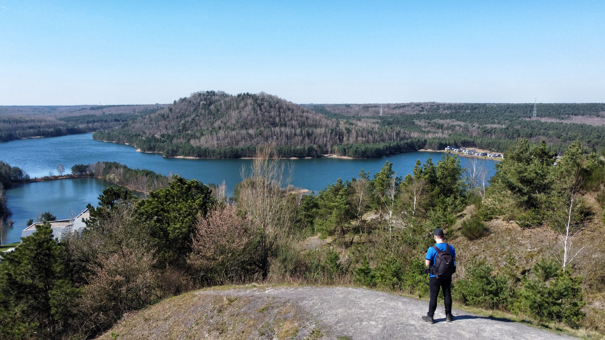 Wandelen in België - Nationaal Park Hoge Kempen aan Terhills - paarse route