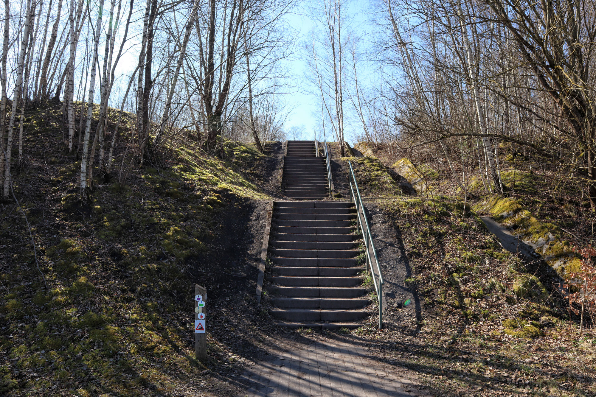 Wandelen in België - Nationaal Park Hoge Kempen aan Terhills - paarse route