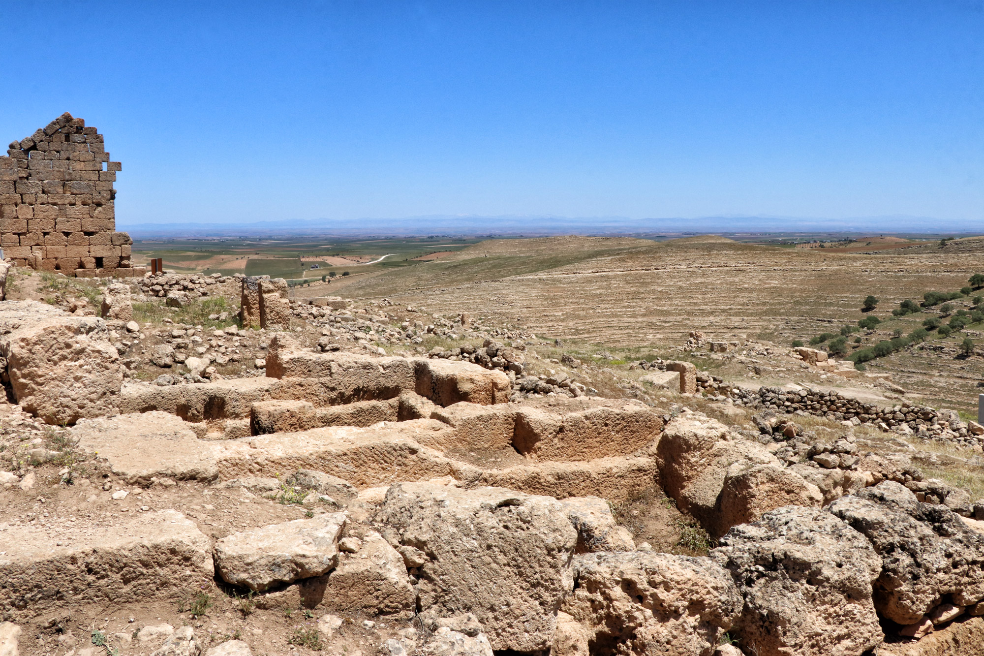 Zerzevan Kasteel in Zuidoost-Anatolië, Turkije