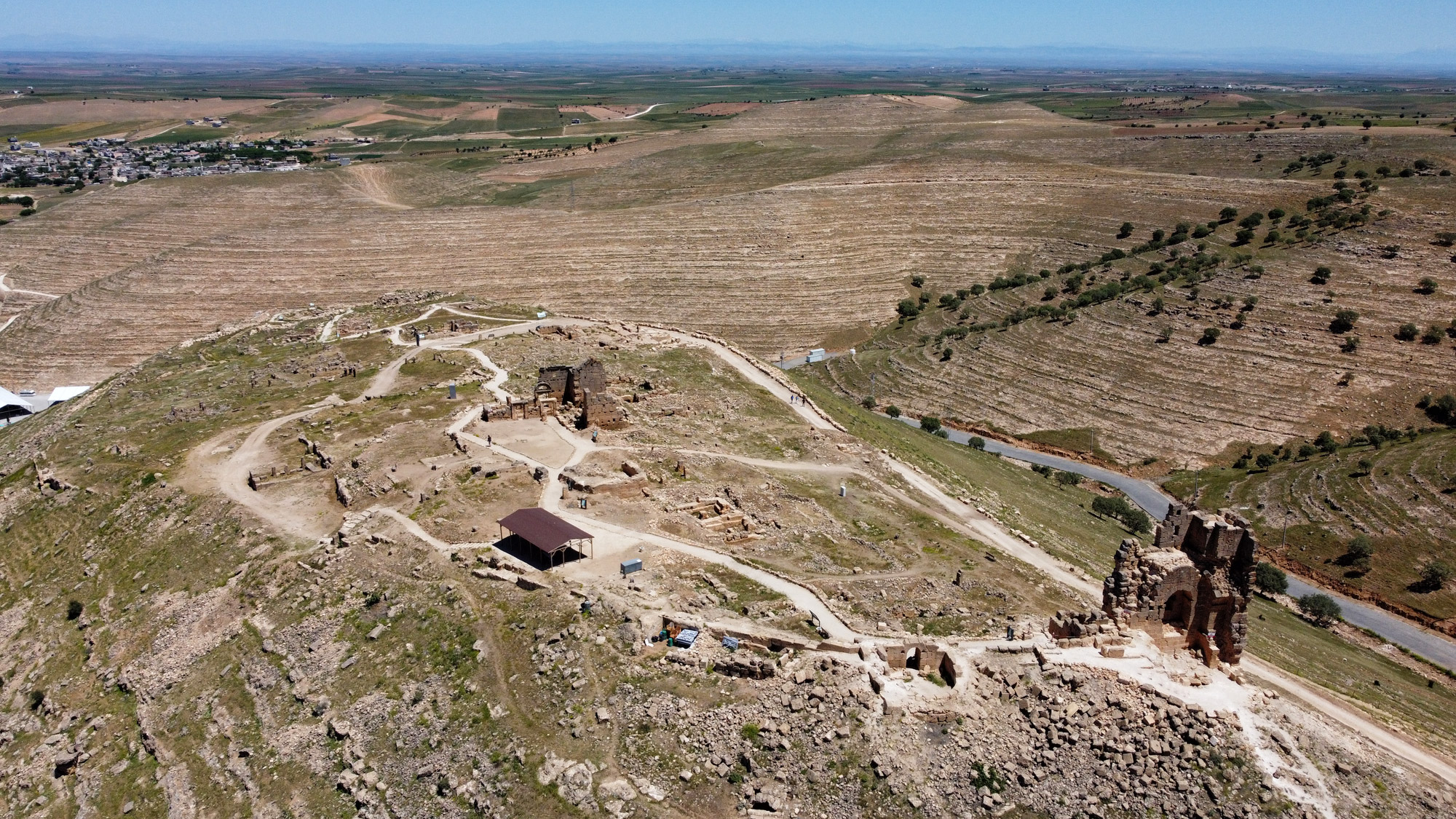 Zerzevan Kasteel in Zuidoost-Anatolië, Turkije