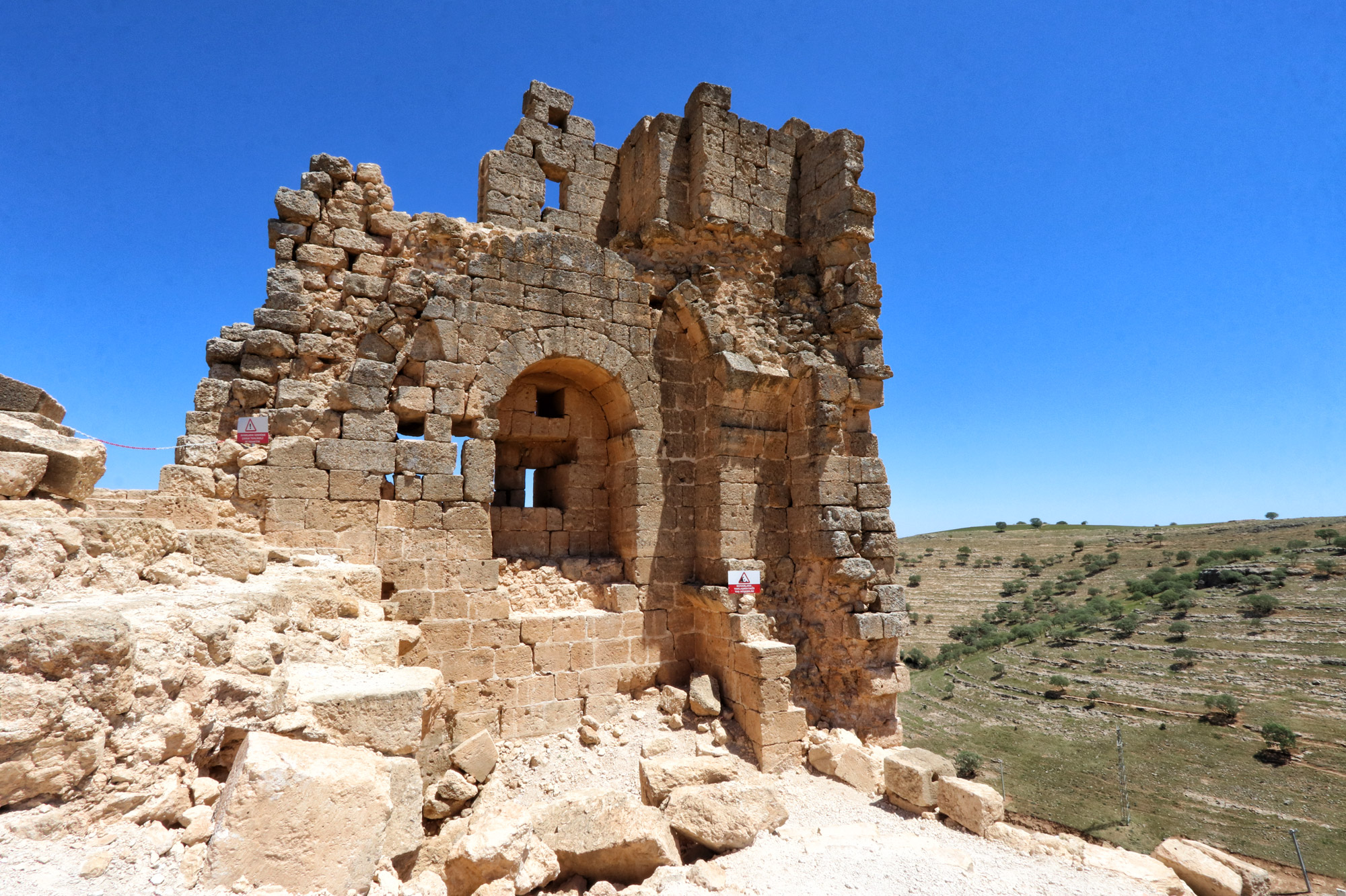 Zerzevan Kasteel in Zuidoost-Anatolië, Turkije