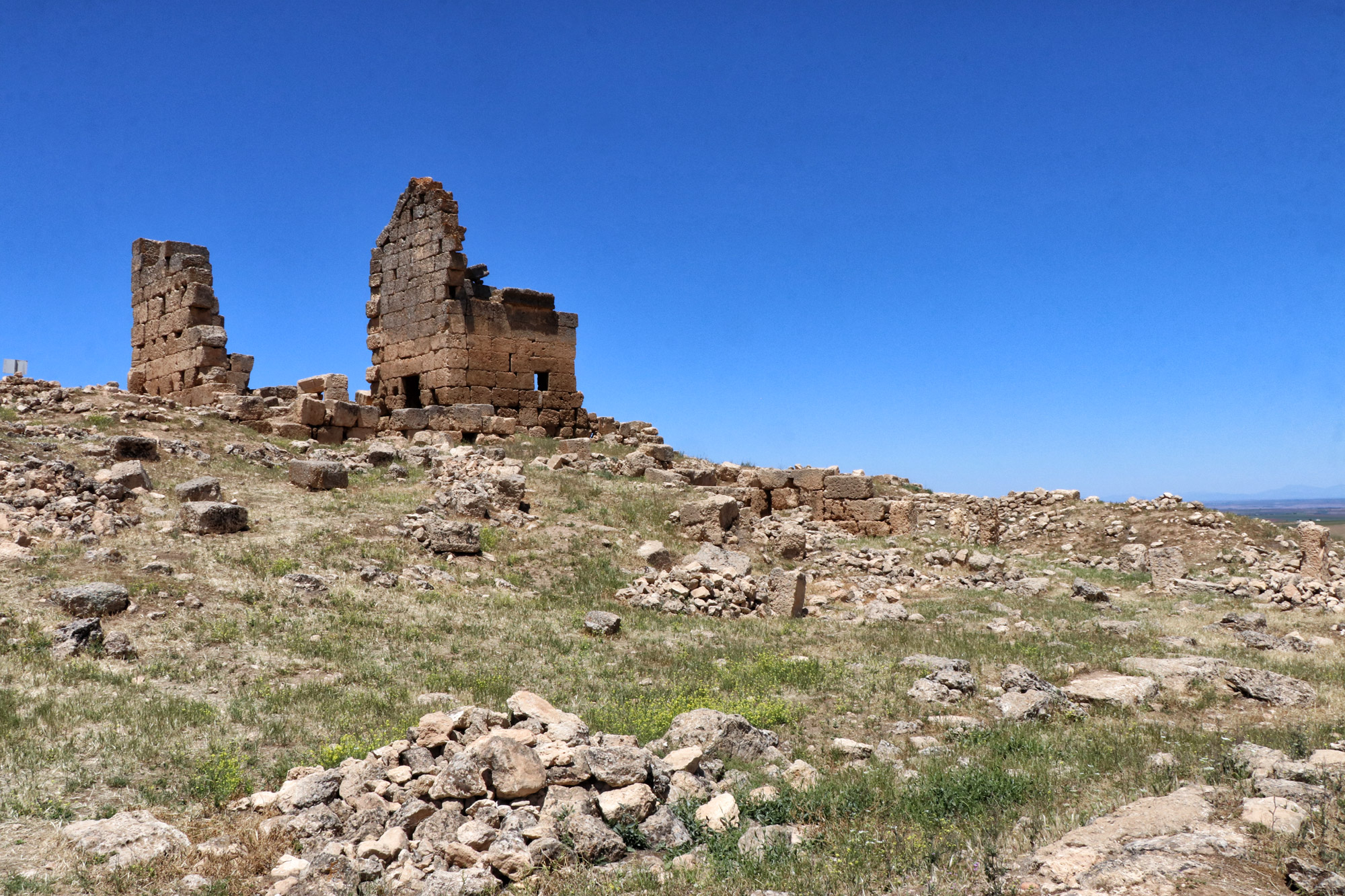 Zerzevan Kasteel in Zuidoost-Anatolië, Turkije