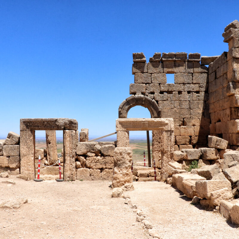 Zerzevan Kasteel in Zuidoost-Anatolië