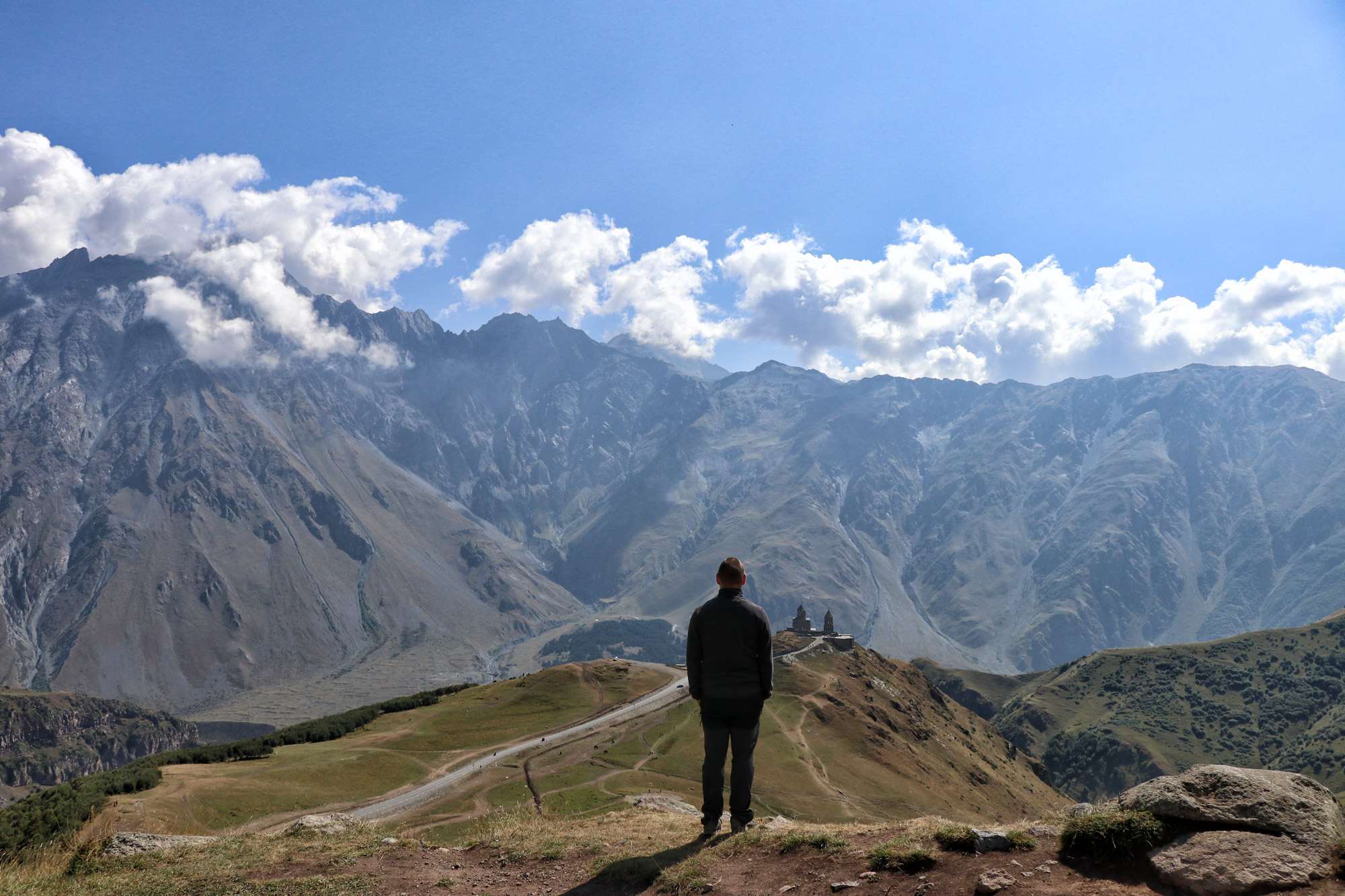 Wandelen in Georgië - Kazbegi naar de Gergeti Trinity Church