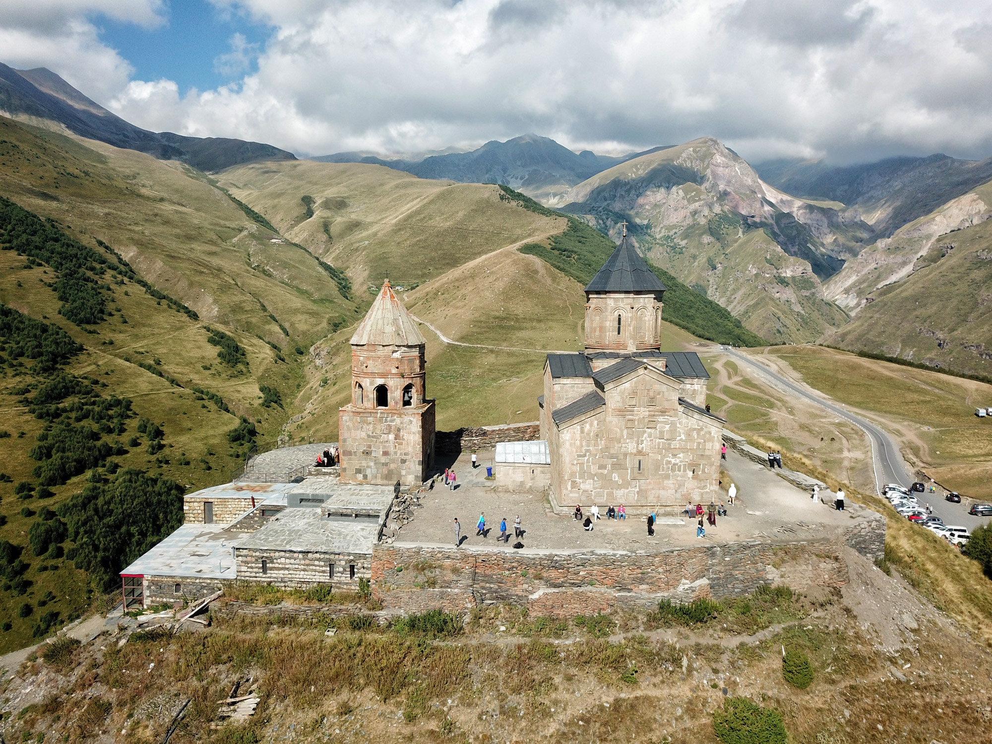 Wandelen in Georgië - Kazbegi naar de Gergeti Trinity Church