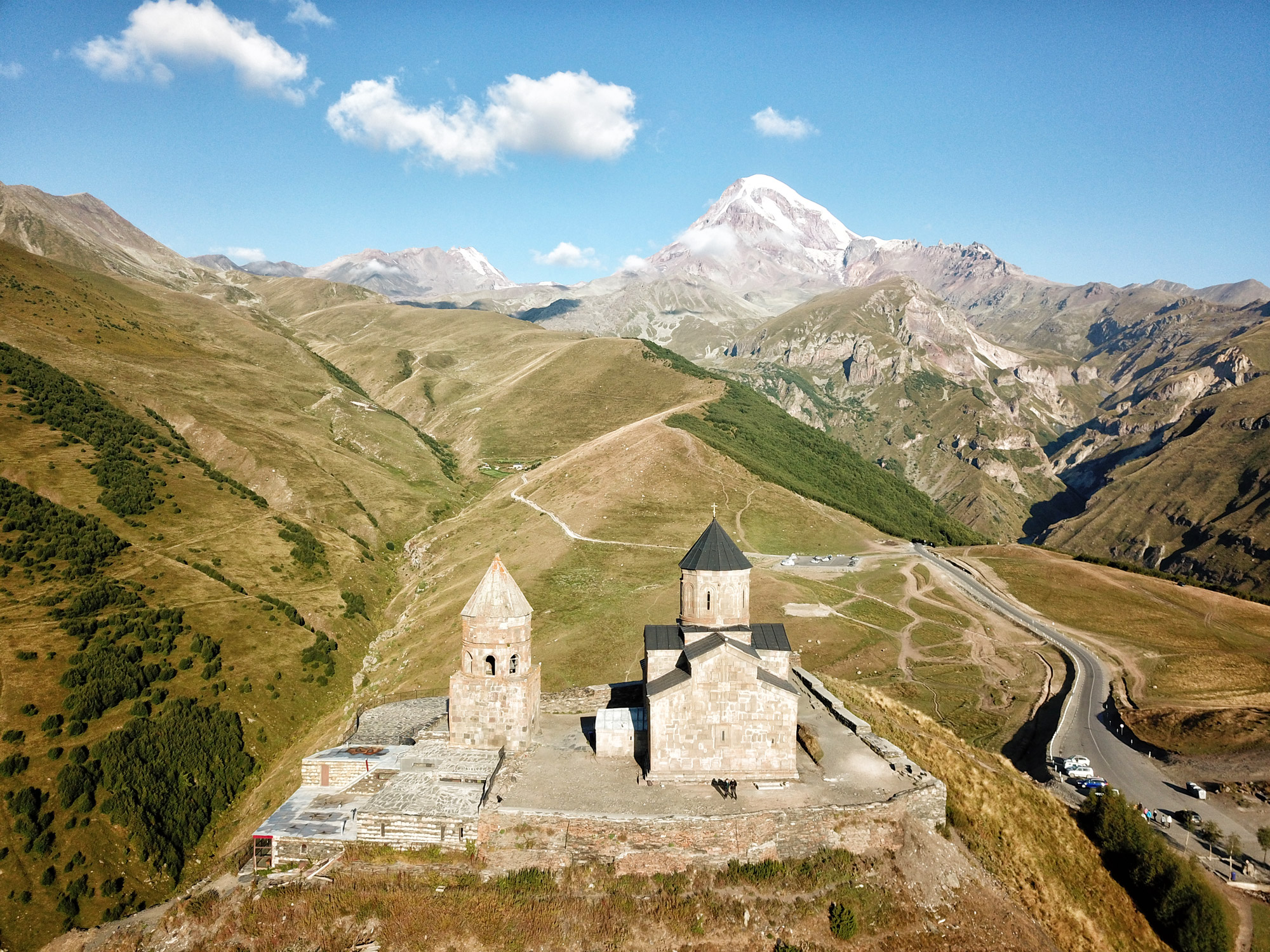 Wandelen in Georgië - Kazbegi naar de Gergeti Trinity Church