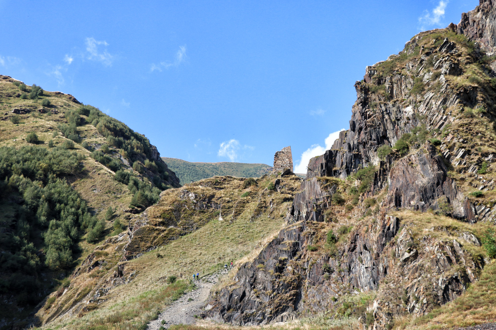 Wandelen in Georgië - Kazbegi naar de Gergeti Trinity Church