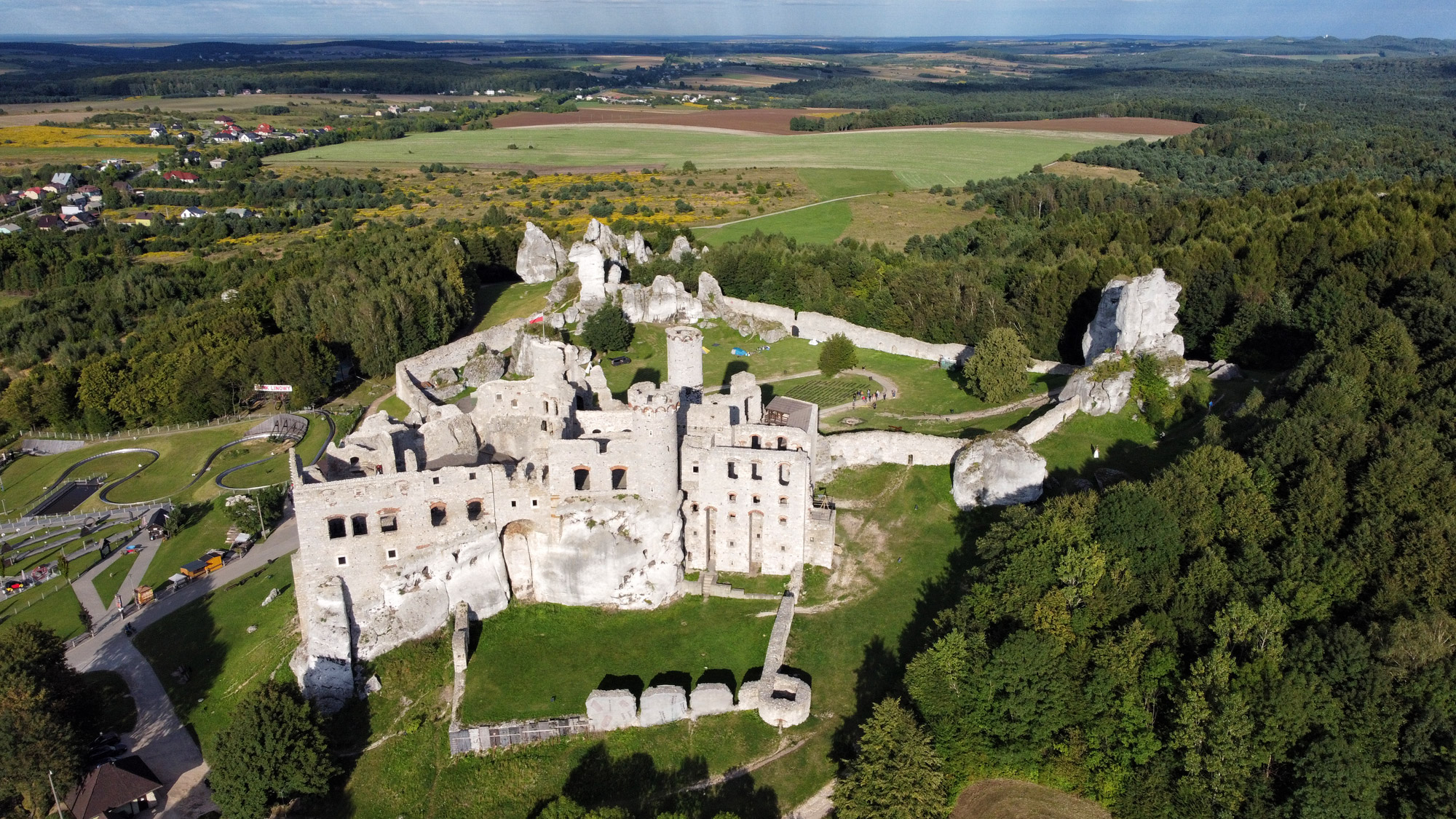 Silezië, Polen - Zamek Ogrodzieniec