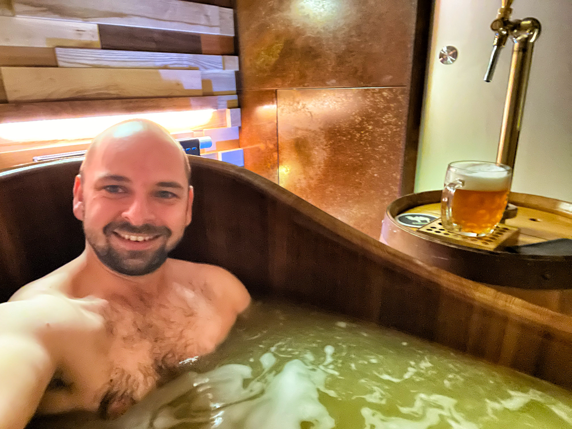 Pilsen, Tsjechië - Bierspa bij Purkmistr