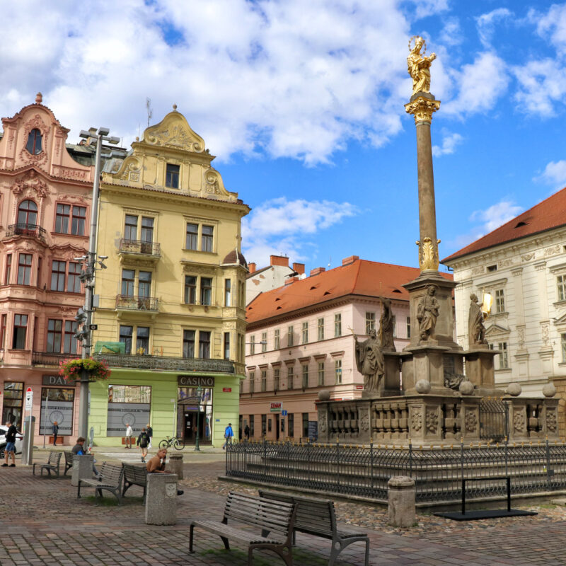 Pilsen, Tsjechië - Pestzuil