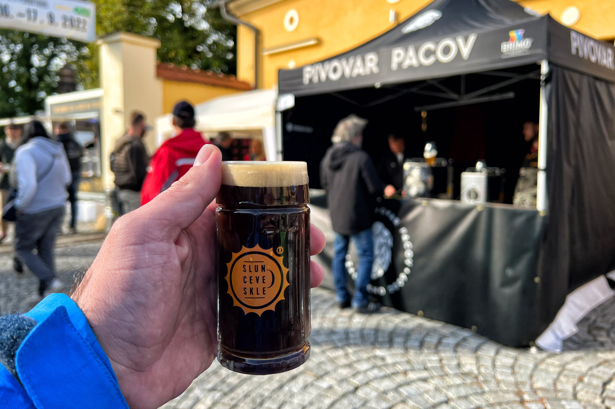 Pilsen, Tsjechië - Sun in the Glass bierfestival