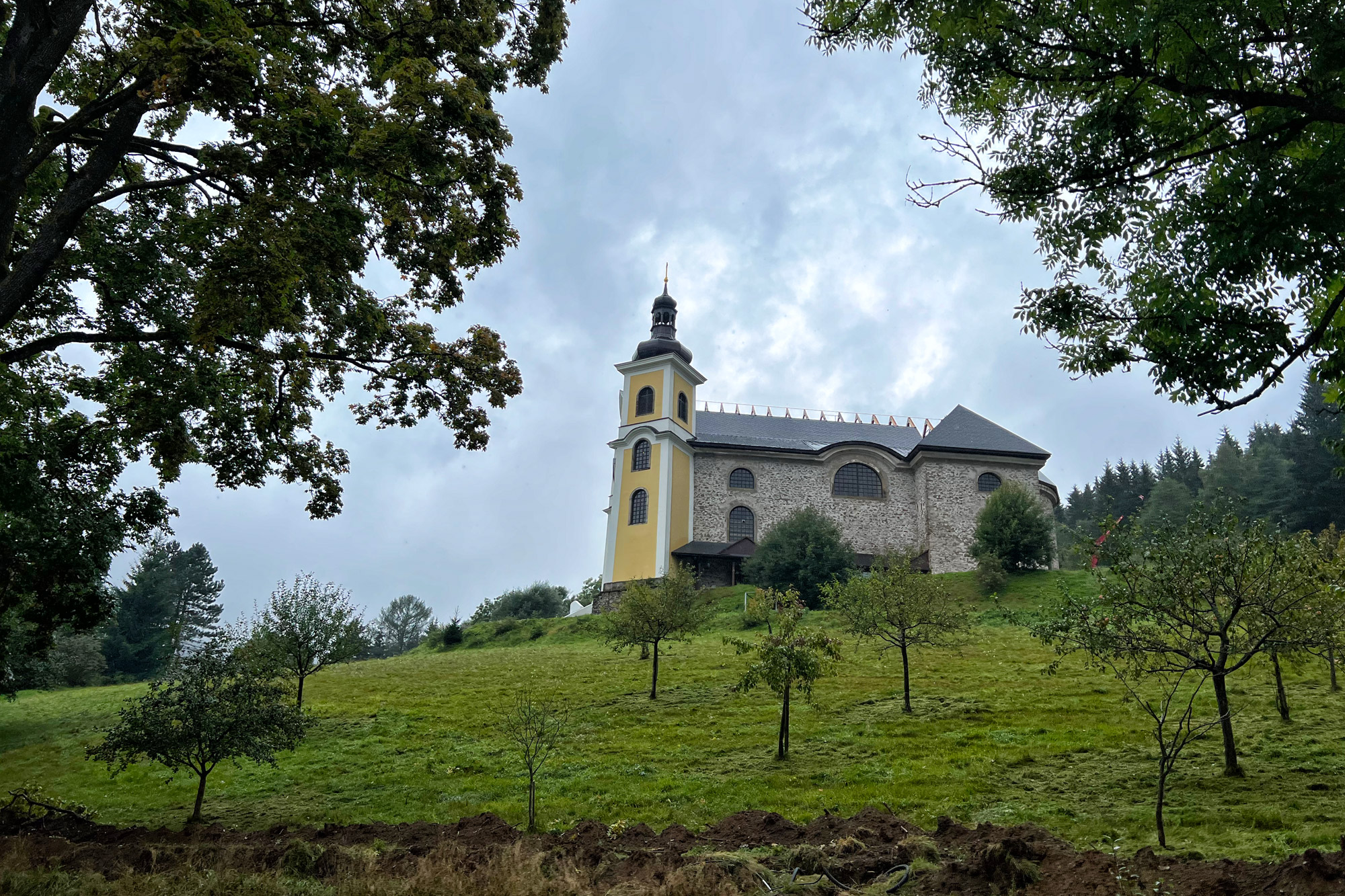 Tsjechië, Oost-Bohemen - Pelgrimskerk van Neratov