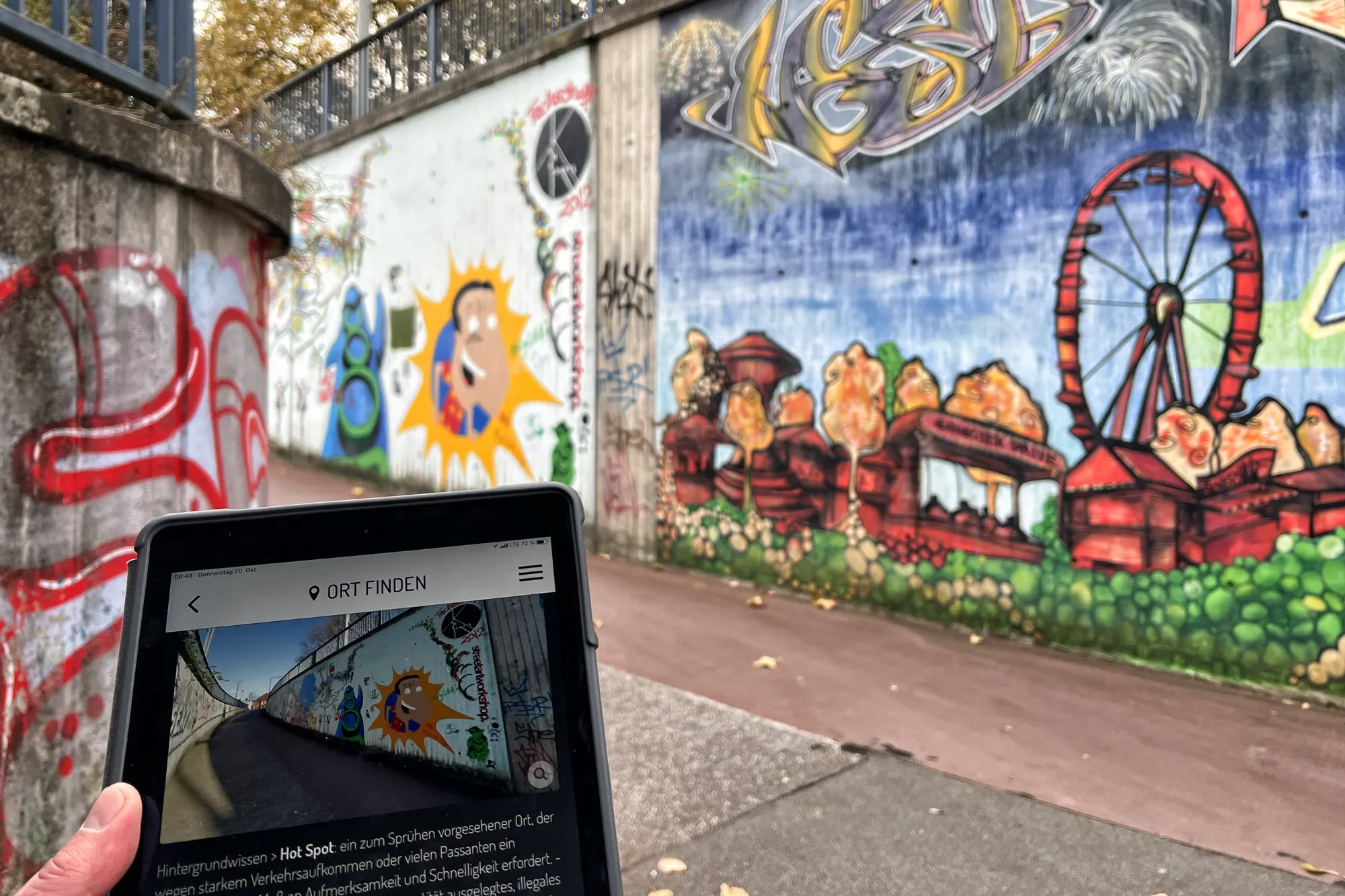 Streetart in Paderborn - 'Paderborn und seine Graffitis'