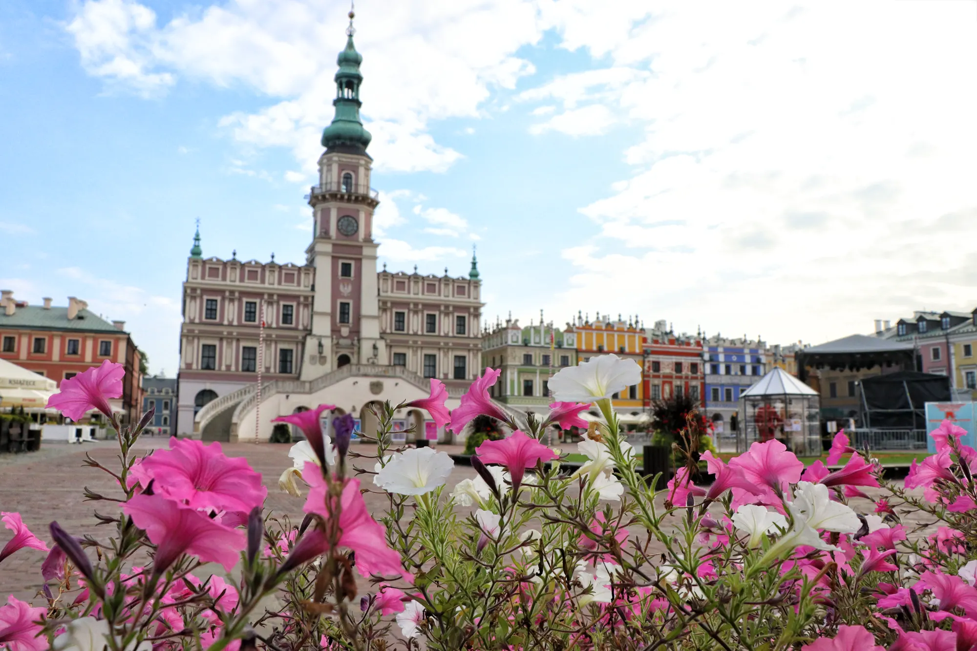 Zamość, Polen - Grote Markt