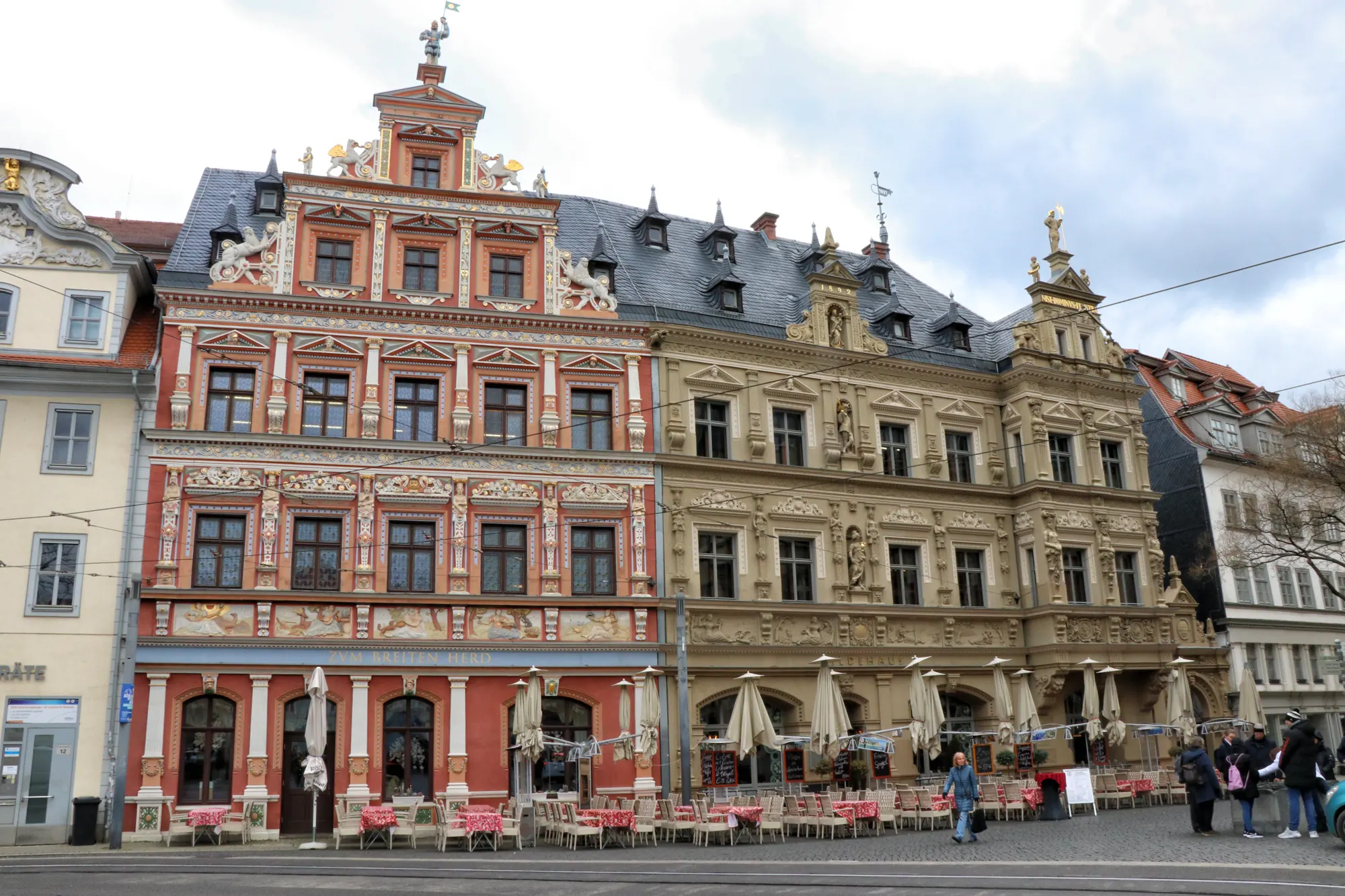 Fischmarkt - Erfurt, Duitsland