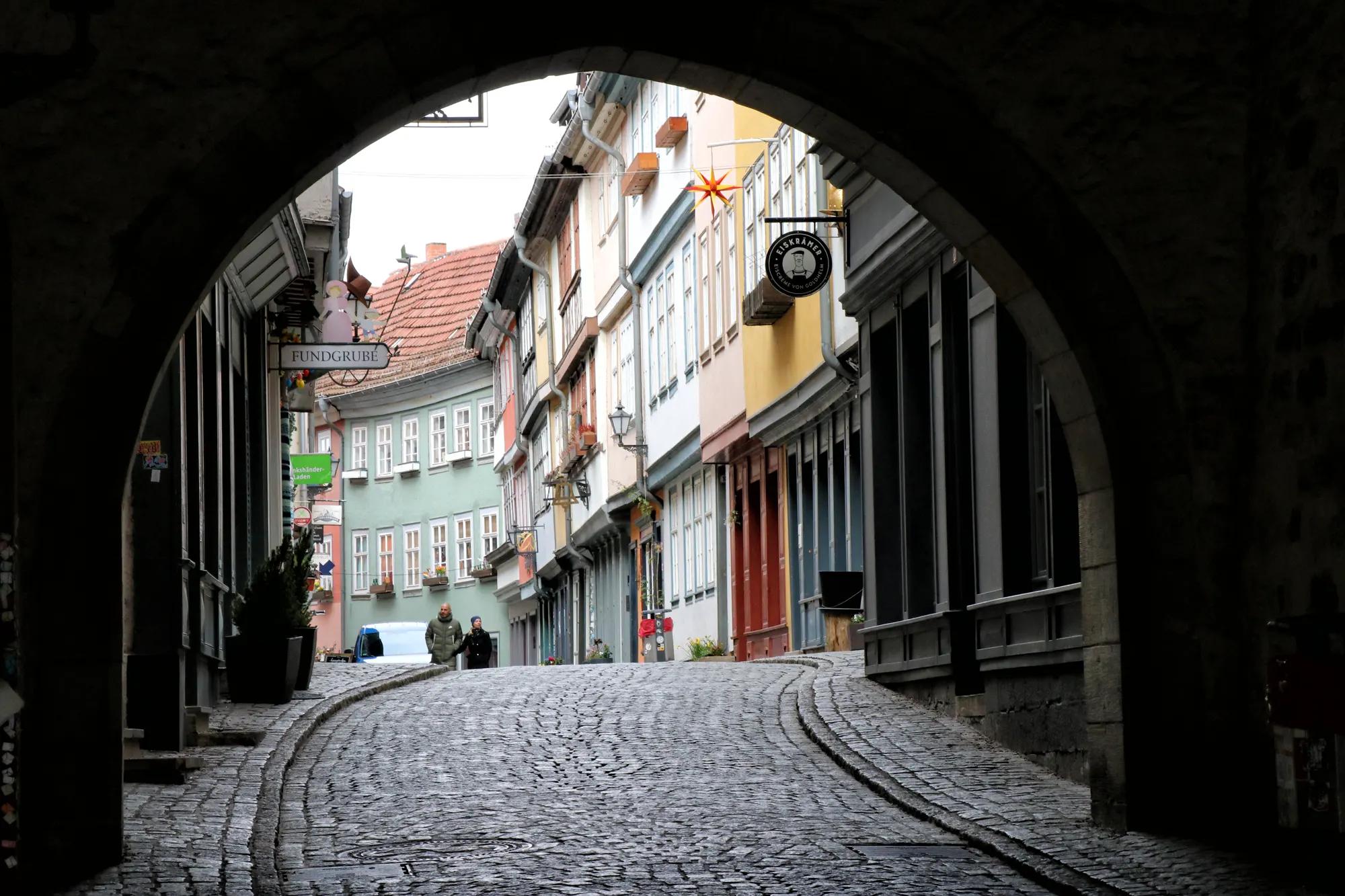 Krämerbrücke - Erfurt, Duitsland