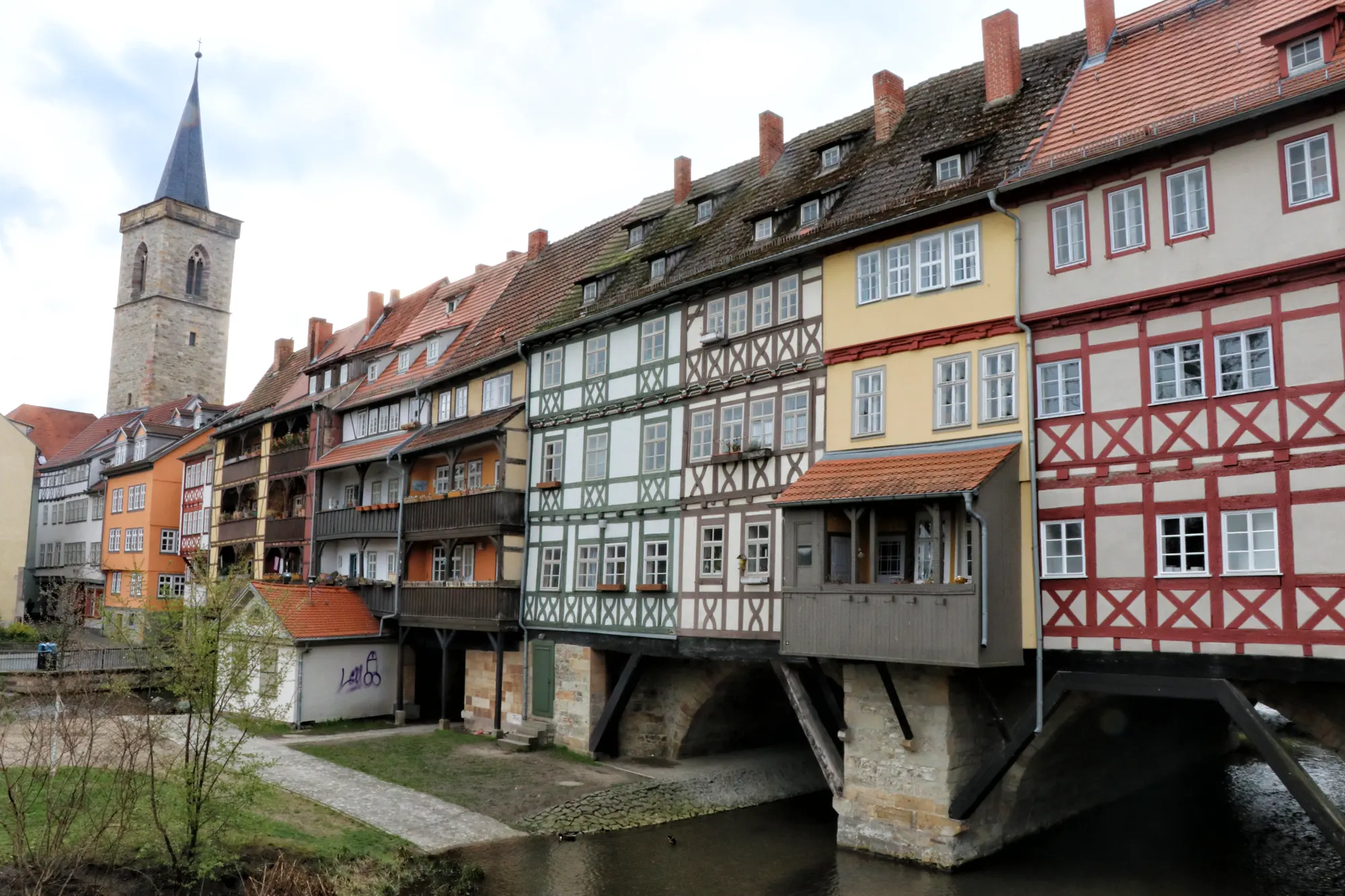 Krämerbrücke - Erfurt, Duitsland