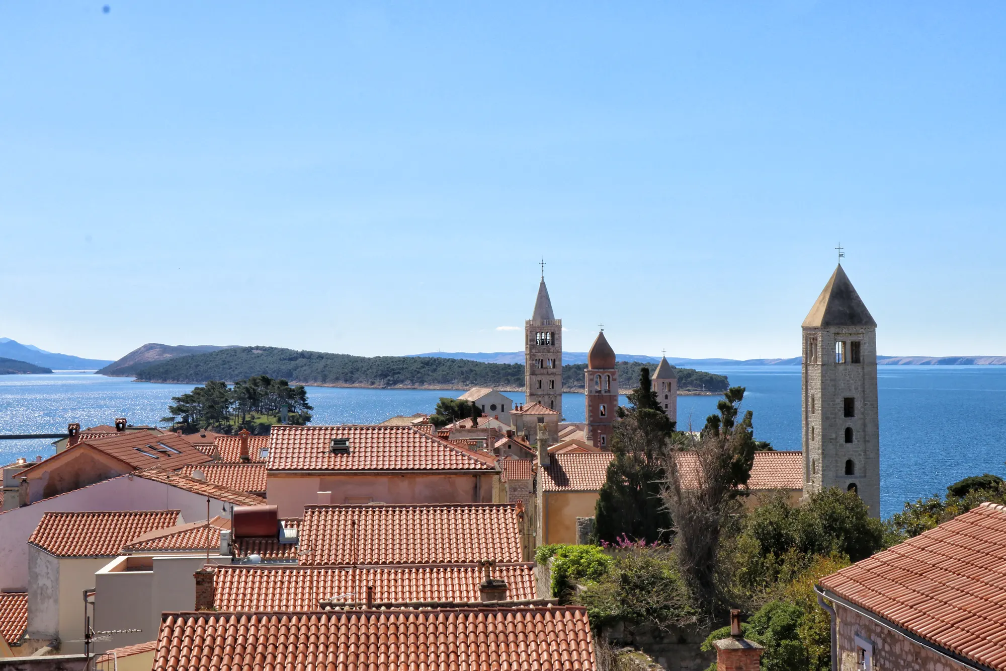 Rab stad, Kvarner Baai - Kroatië