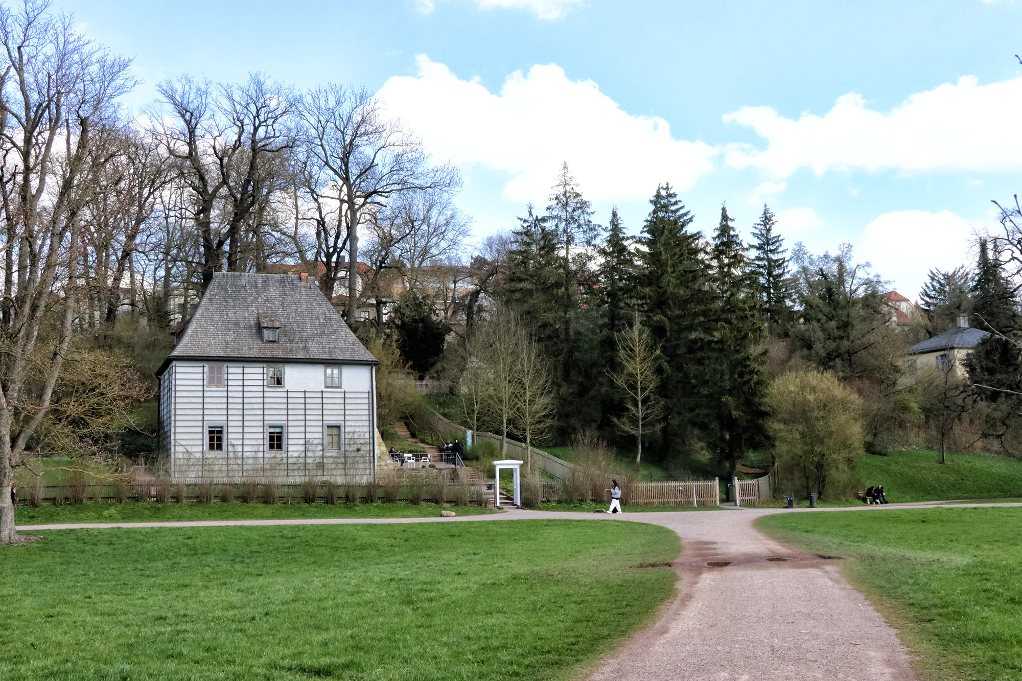 Weimar, Duitsland - Goethe's Tuinhuis