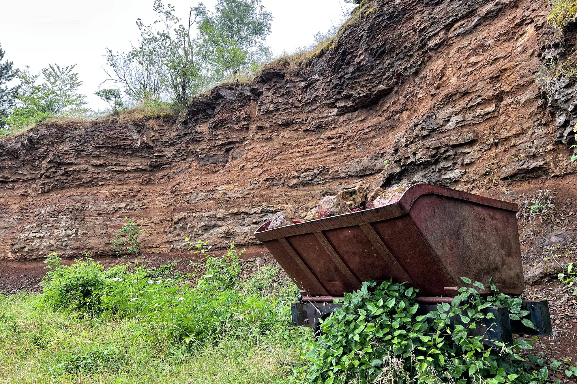 Minett regio, Luxemburg - Natuurrservaat Prënzebierg - Giele Botter