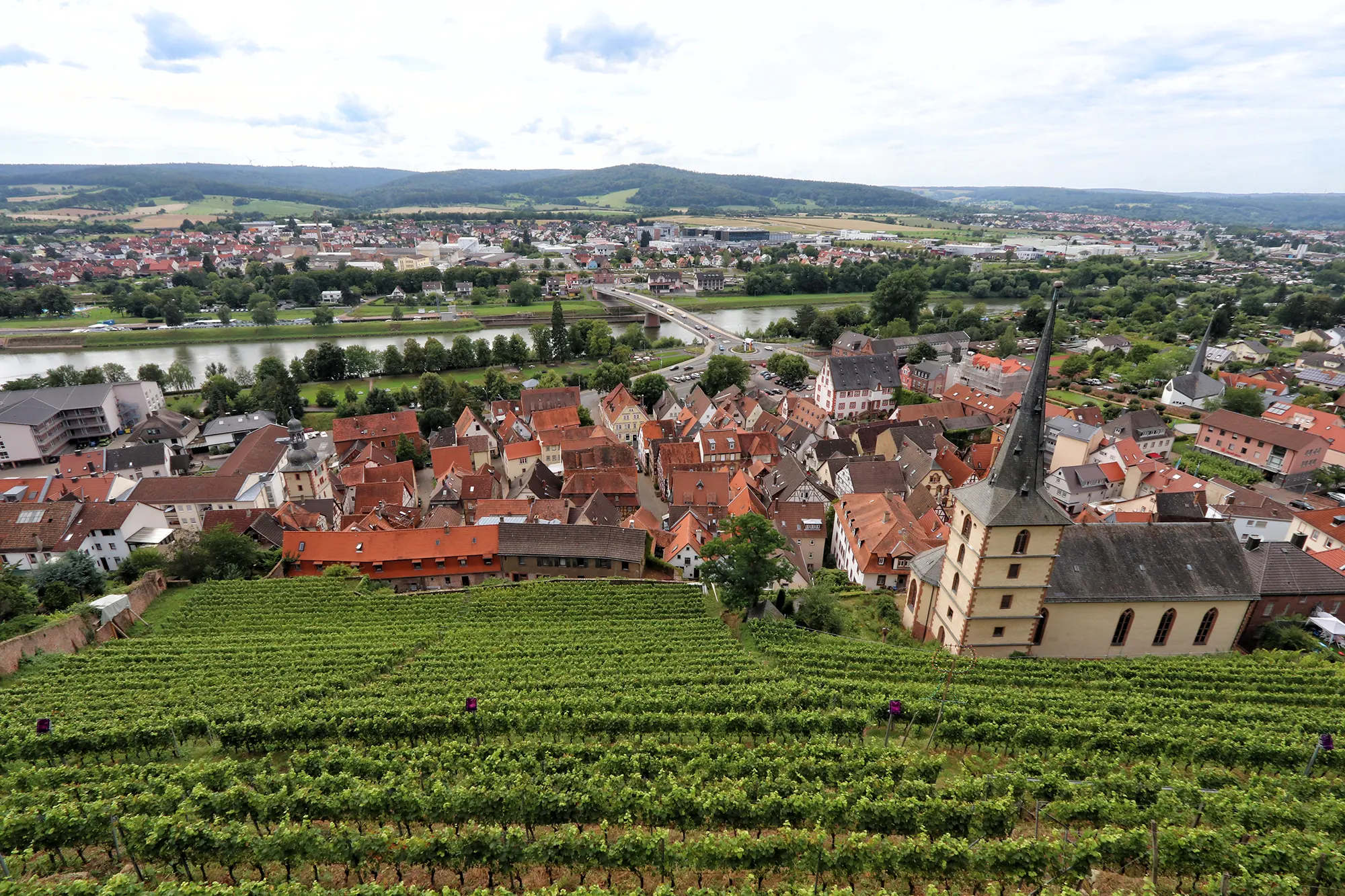 Fränkischer Rotwein Wanderweg, Churfranken, Duitsland