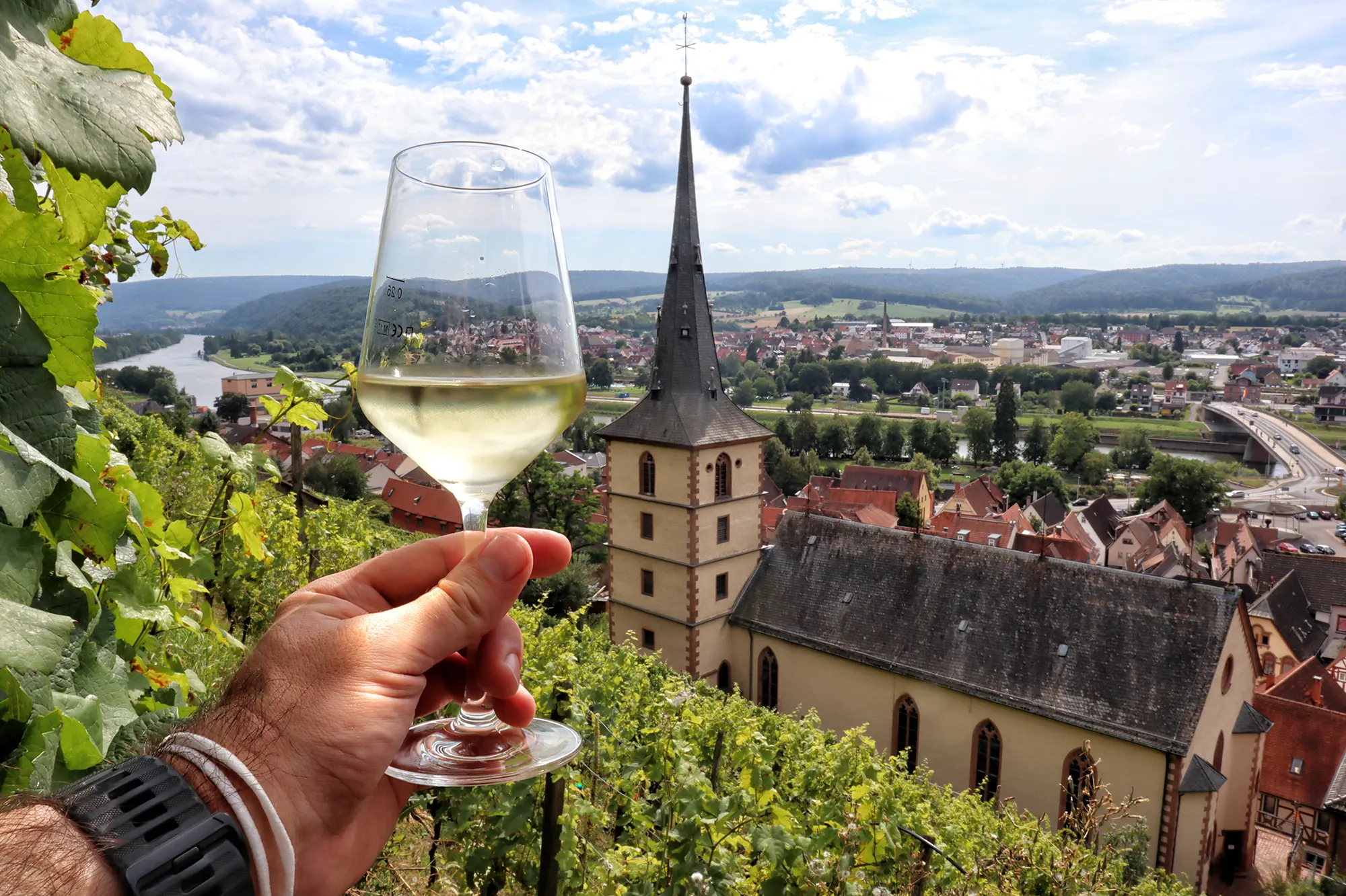 Fränkischer Rotwein Wanderweg, Churfranken, Duitsland