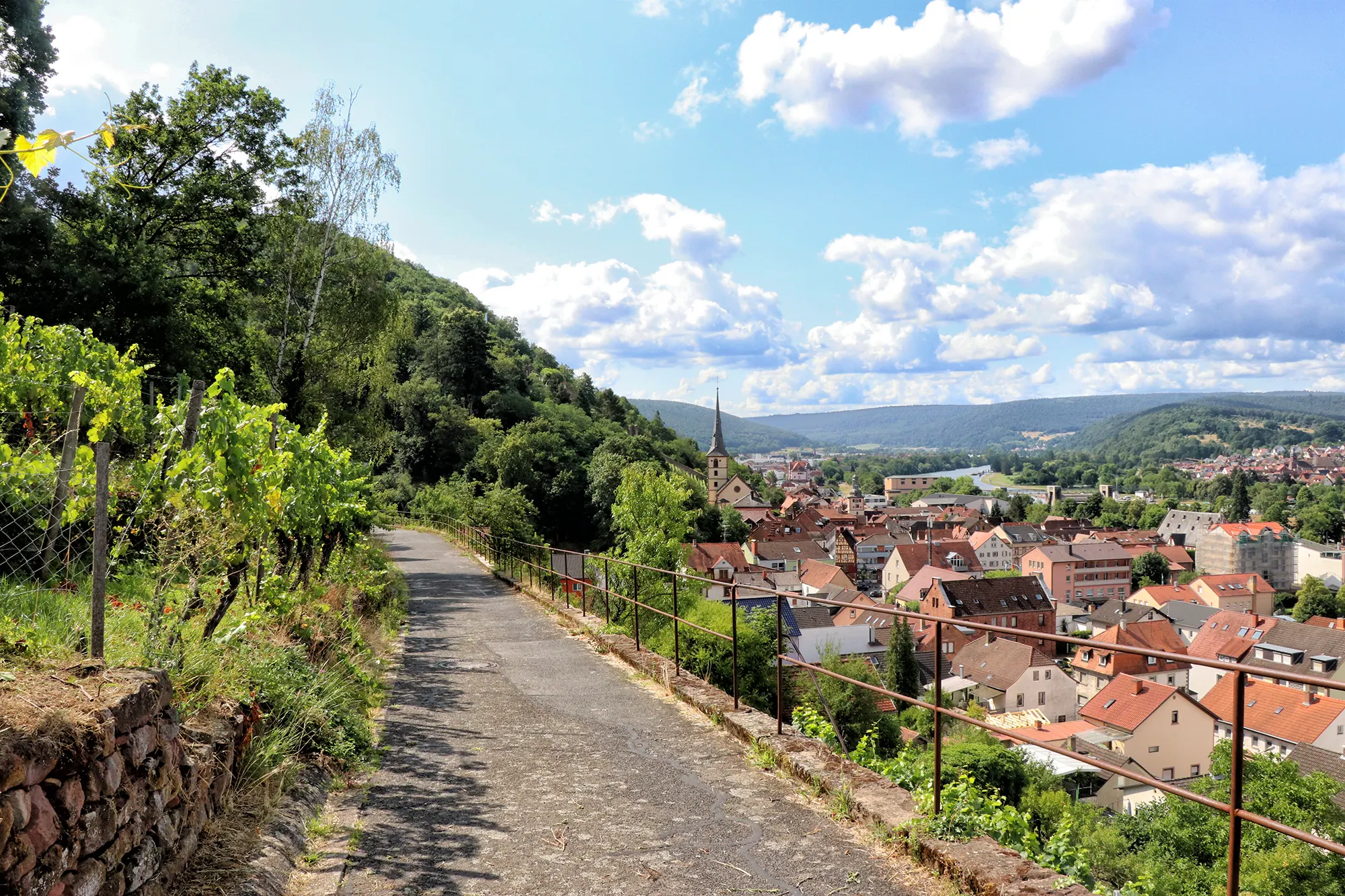 Fränkischer Rotwein Wanderweg, Churfranken, Duitsland