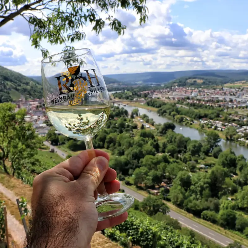 Fränkischer Rotwein Wanderweg, Churfranken, Duitsland