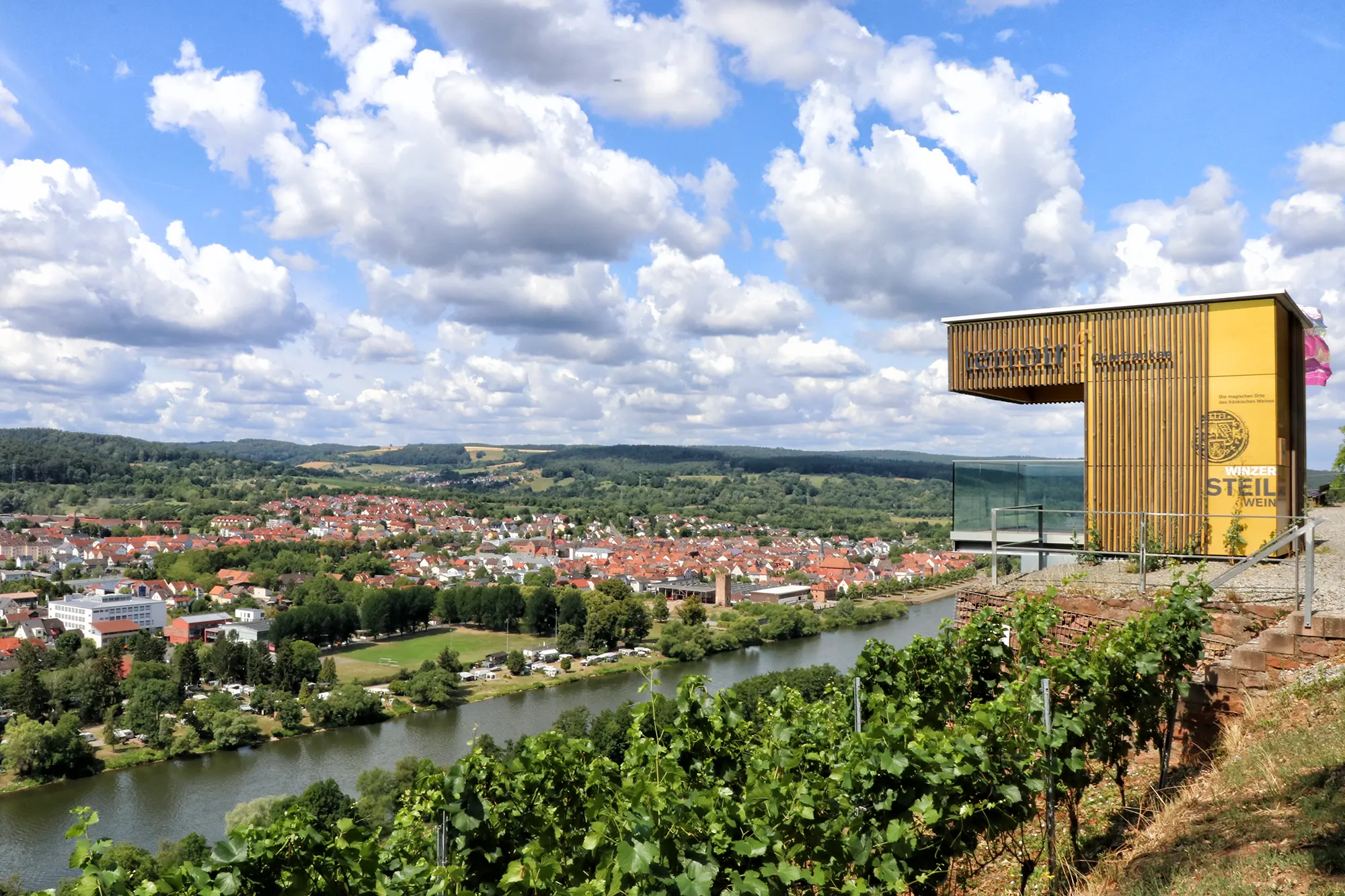 Fränkischer Rotwein Wanderweg, Churfranken, Duitsland