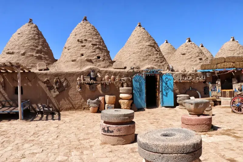 Harran, Turkije - Bijenkorfhuisjes